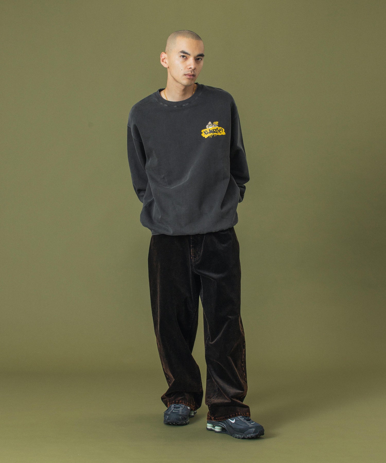 PIGMENT BOMB CREWNECK SWEAT SHIRT