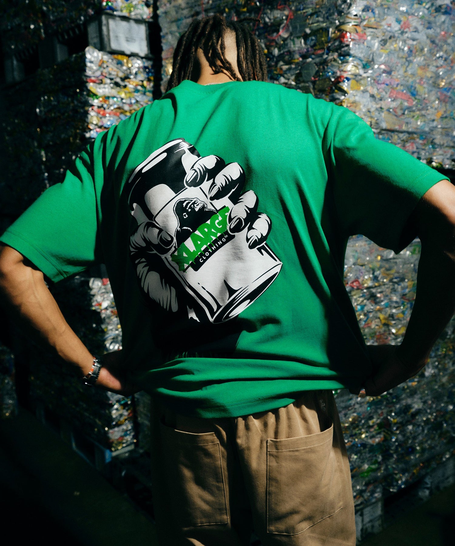 XLARGE×LIXTICK GRAB OG CAN S/S TEE