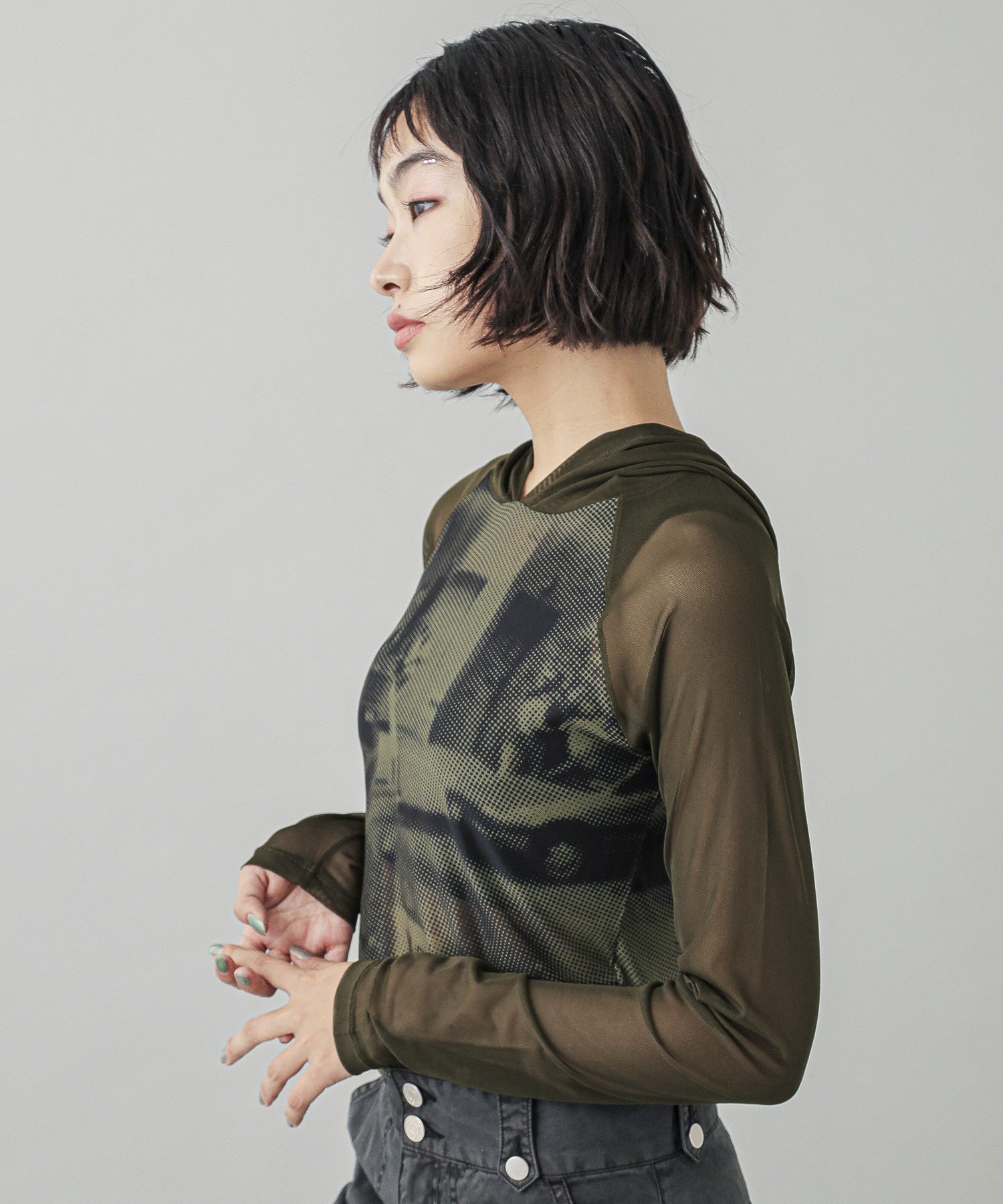 PHOTOGRAPHY COMPACT MESH HOODIE