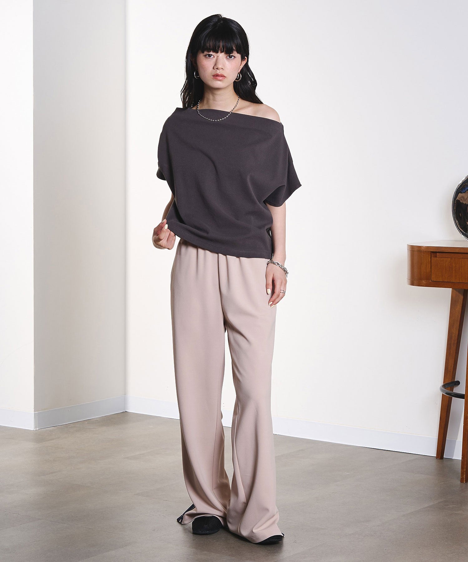 model:163cm 着用サイズ:M