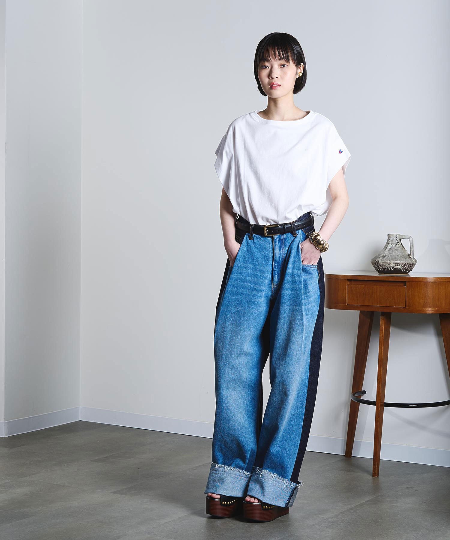 model:168cm 着用サイズ:S