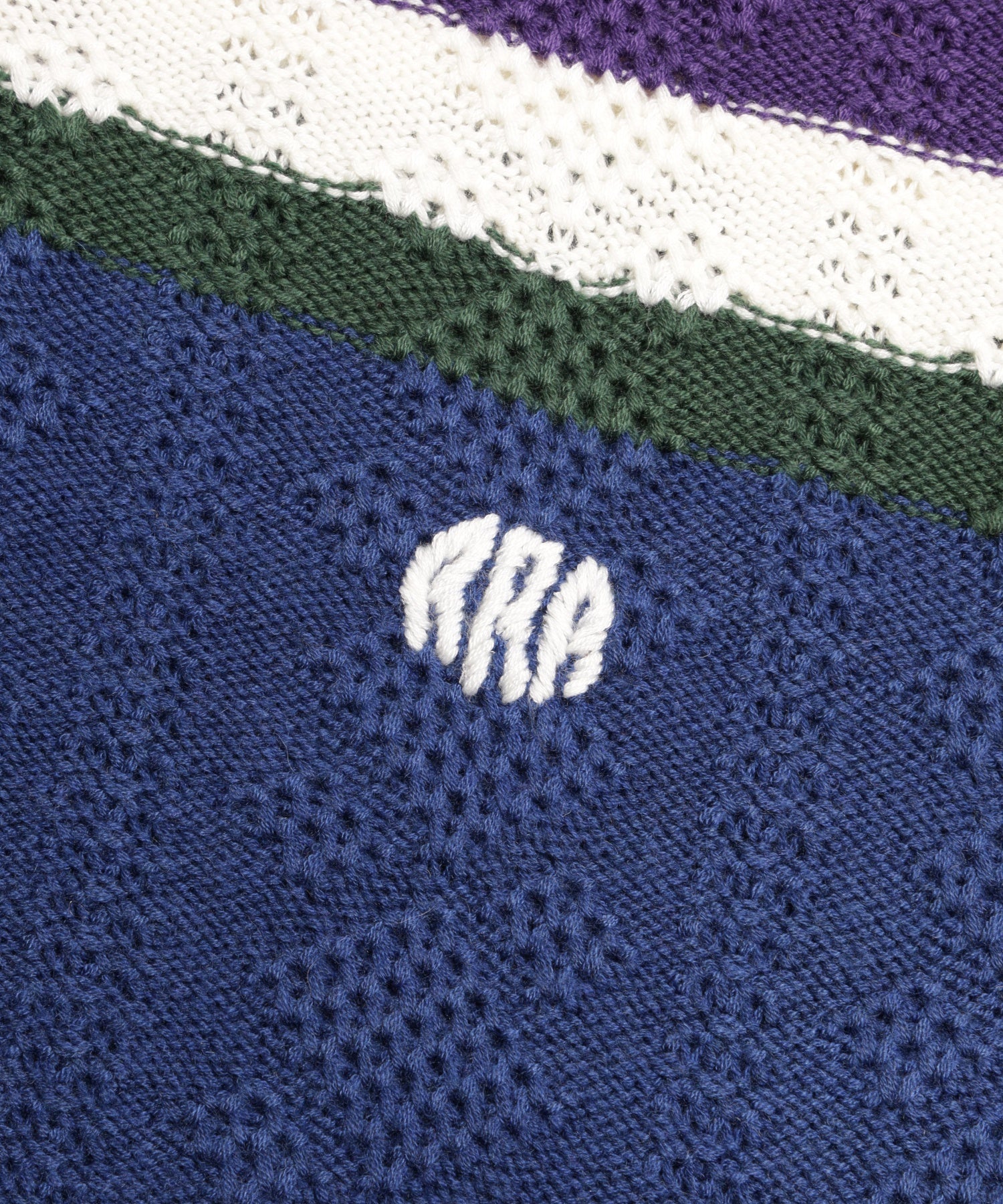 RICE NINE TEN/ライスナインテン/MULTICOLOR KNITTED TRACK JACKET KN-MLTJK