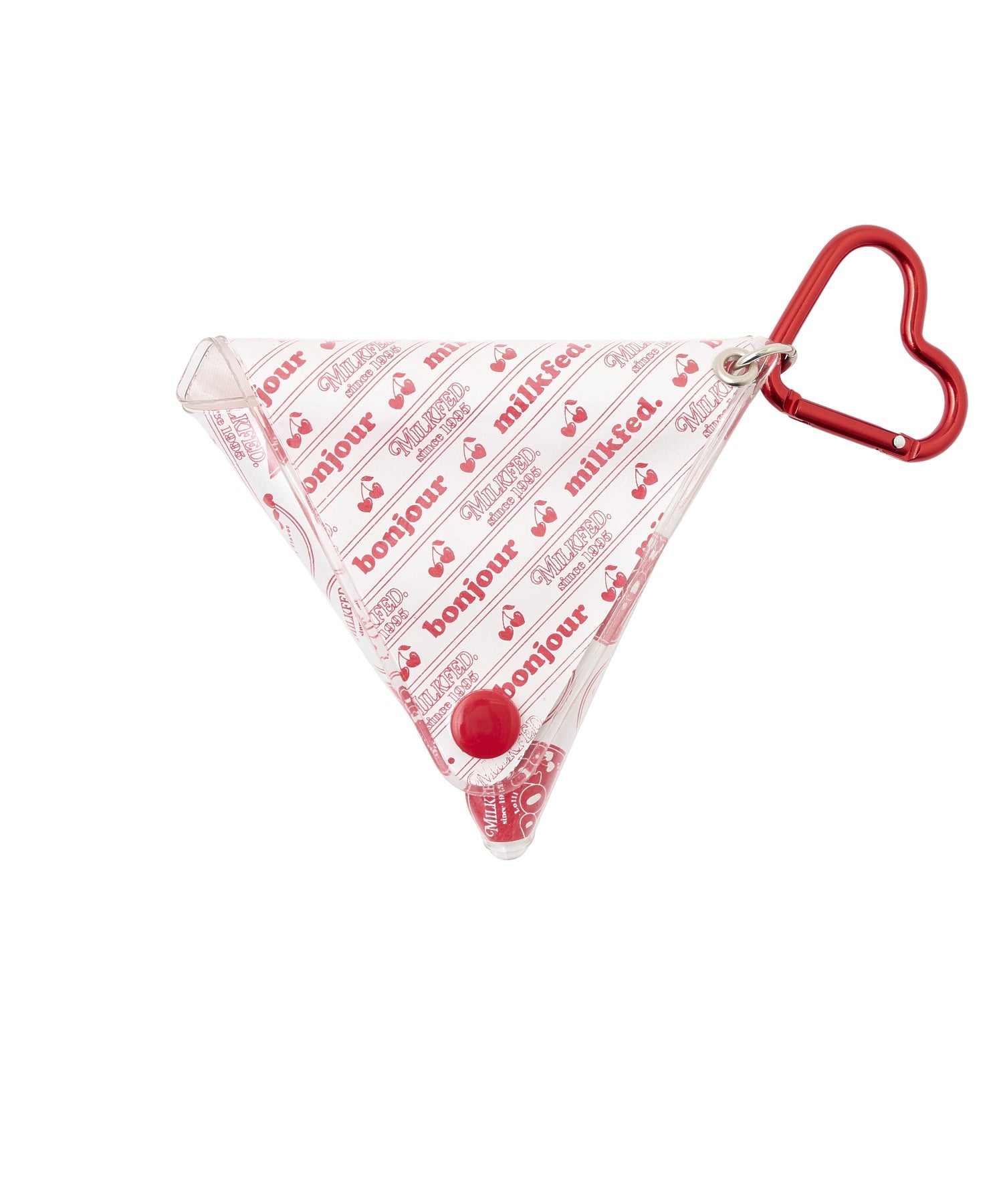 CHERRIES PRINT PVC TRIANGULAR CASE
