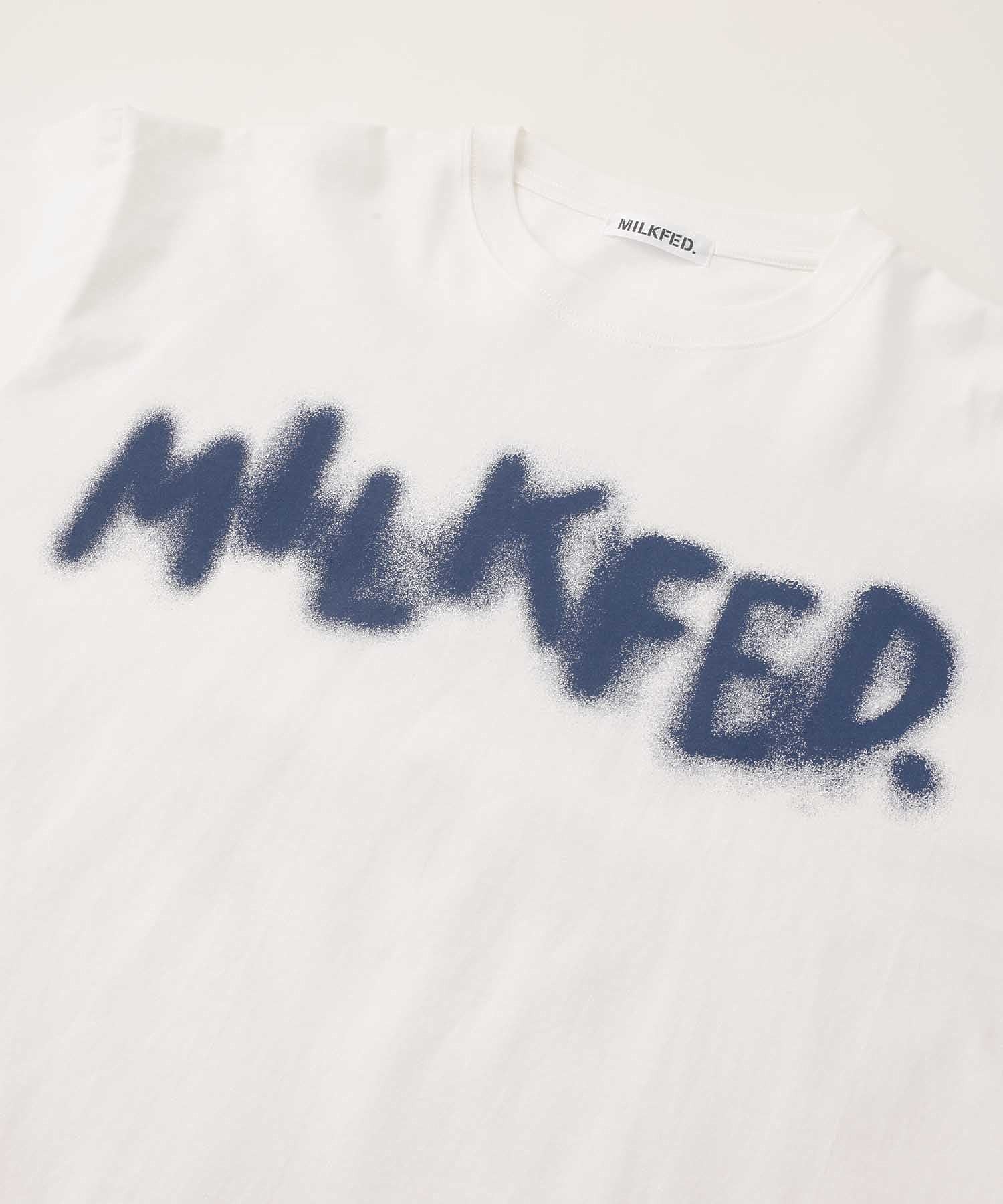 SPRAY LOGO L/S TOP MILKFED.