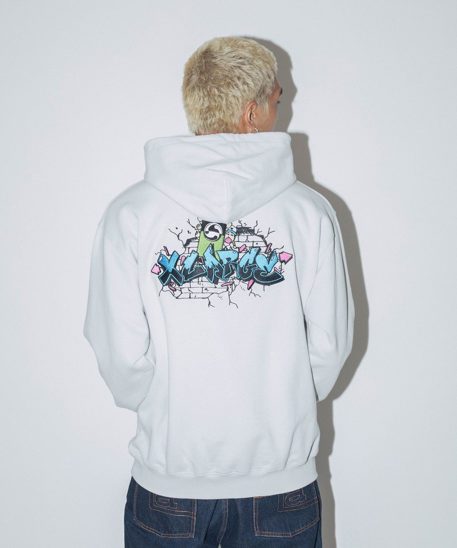 AEROSOL GAFFITI HOODED SWEATSHIRT