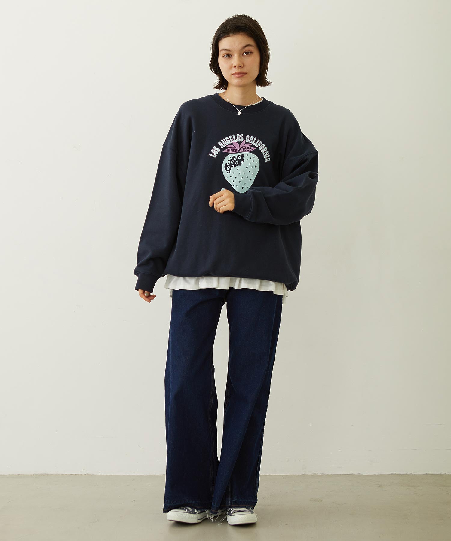 STRAWBERRY SWEAT TOP