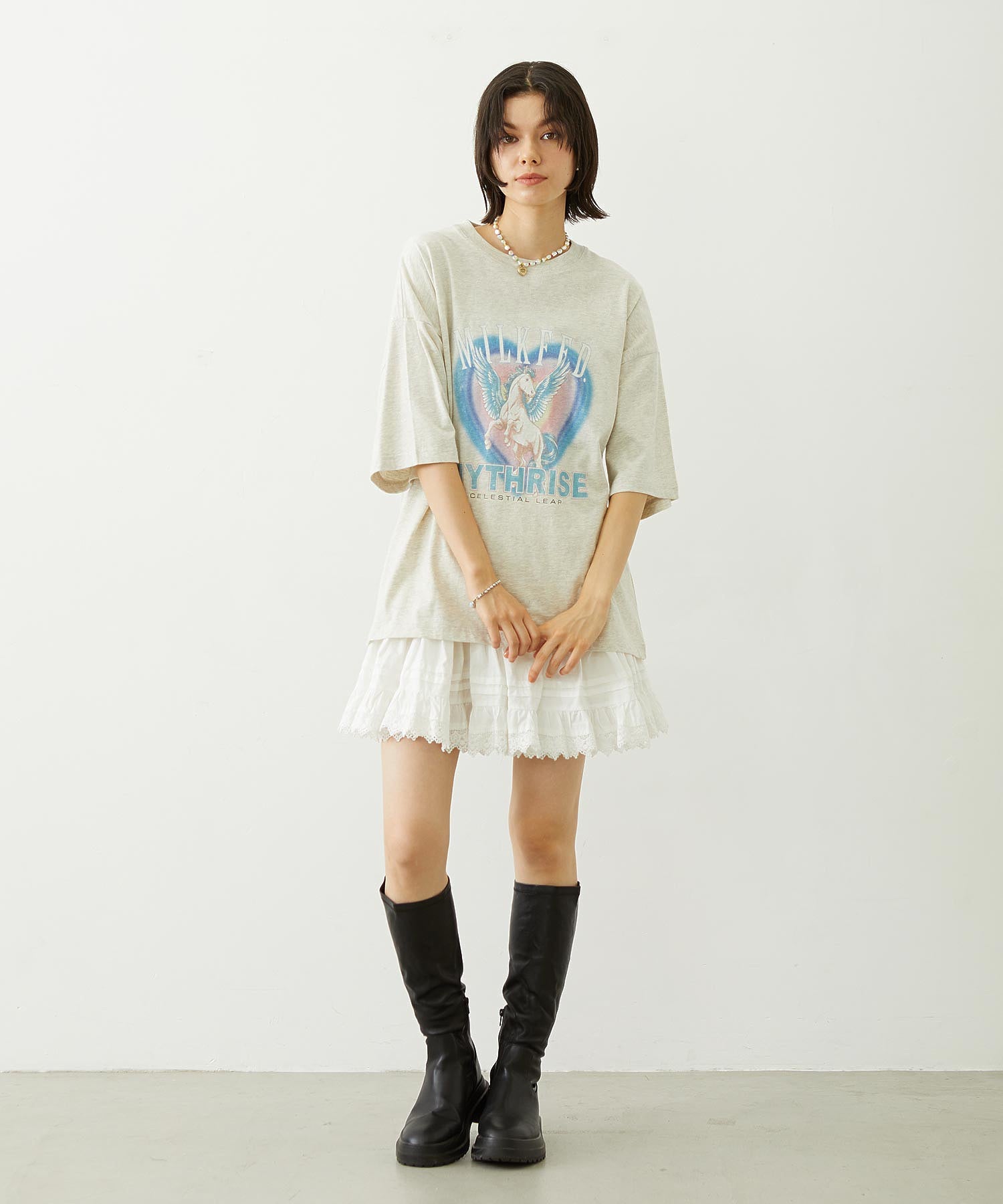 PEGASUS HEART WIDE S/S TEE