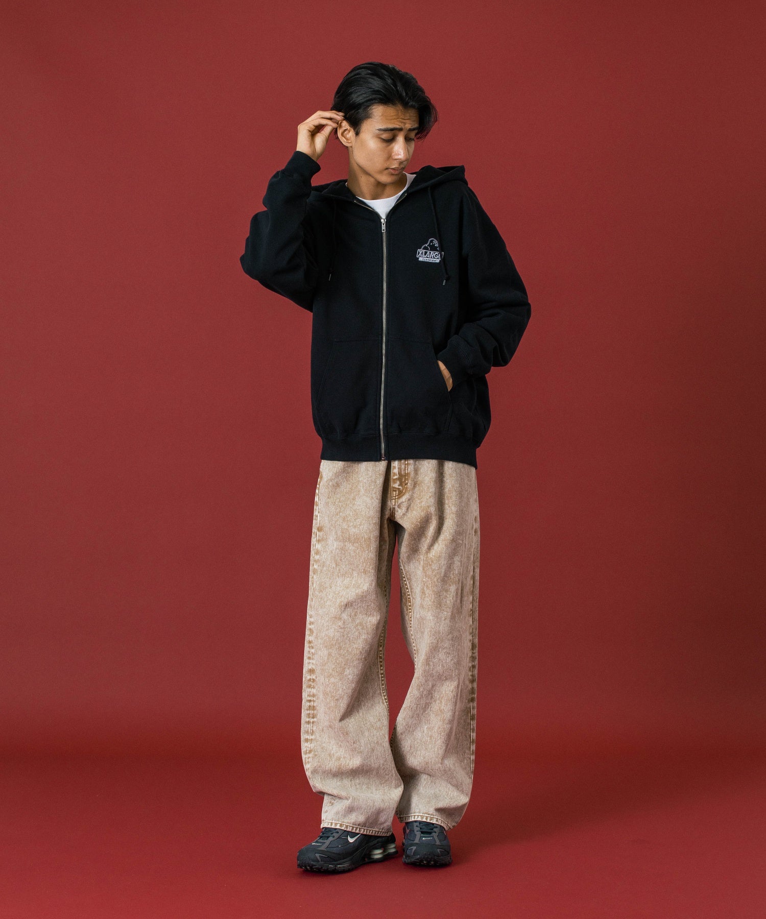 OVERDYED DENIM PANTS
