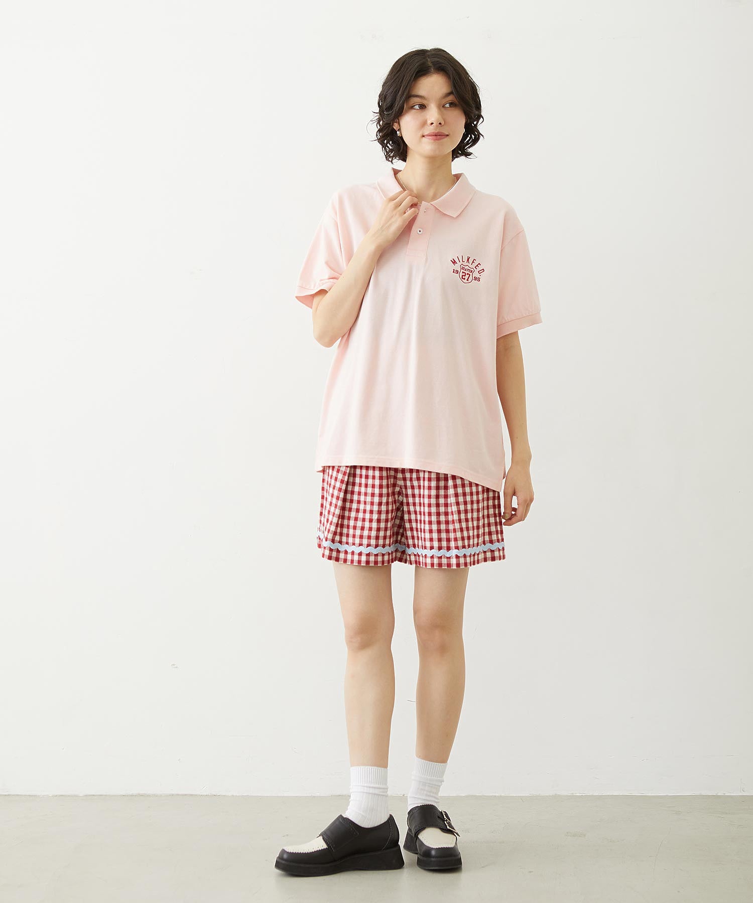 EMBLEM EMBROIDERED POLO SHIRT