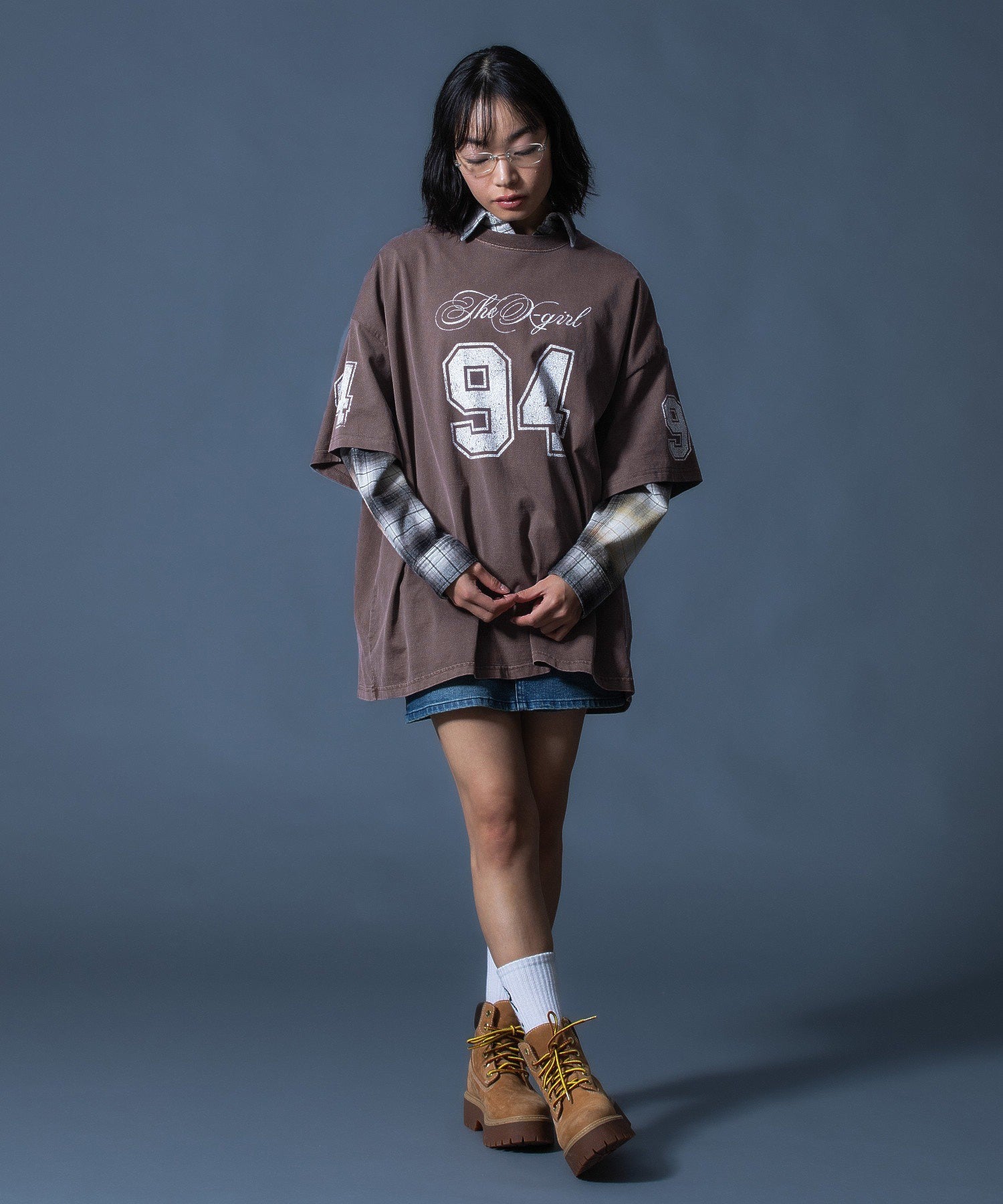 FADED NUMBER S/S BIG TEE DRESS