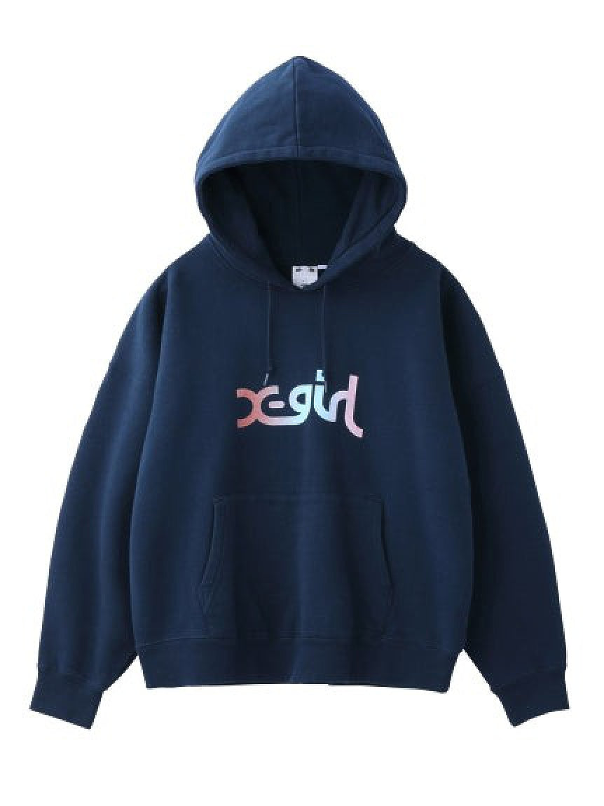 GRADATION MILLS LOGO BABY SWEAT HOODIE X-girl