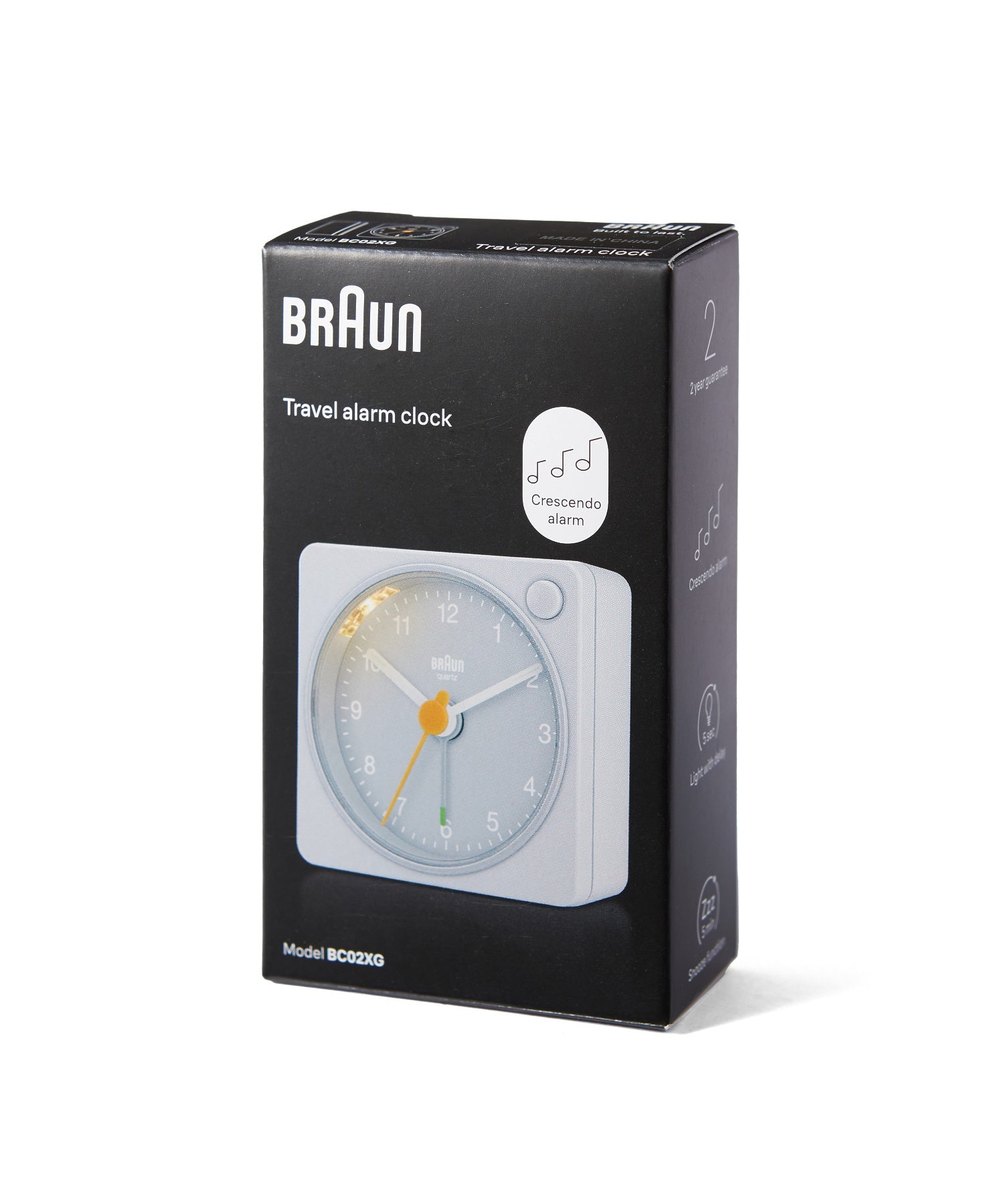 BRAUN ALARM CLOCK GRAY BC02XG（ブラウン置き時計 アナログアラームクロック グレー）