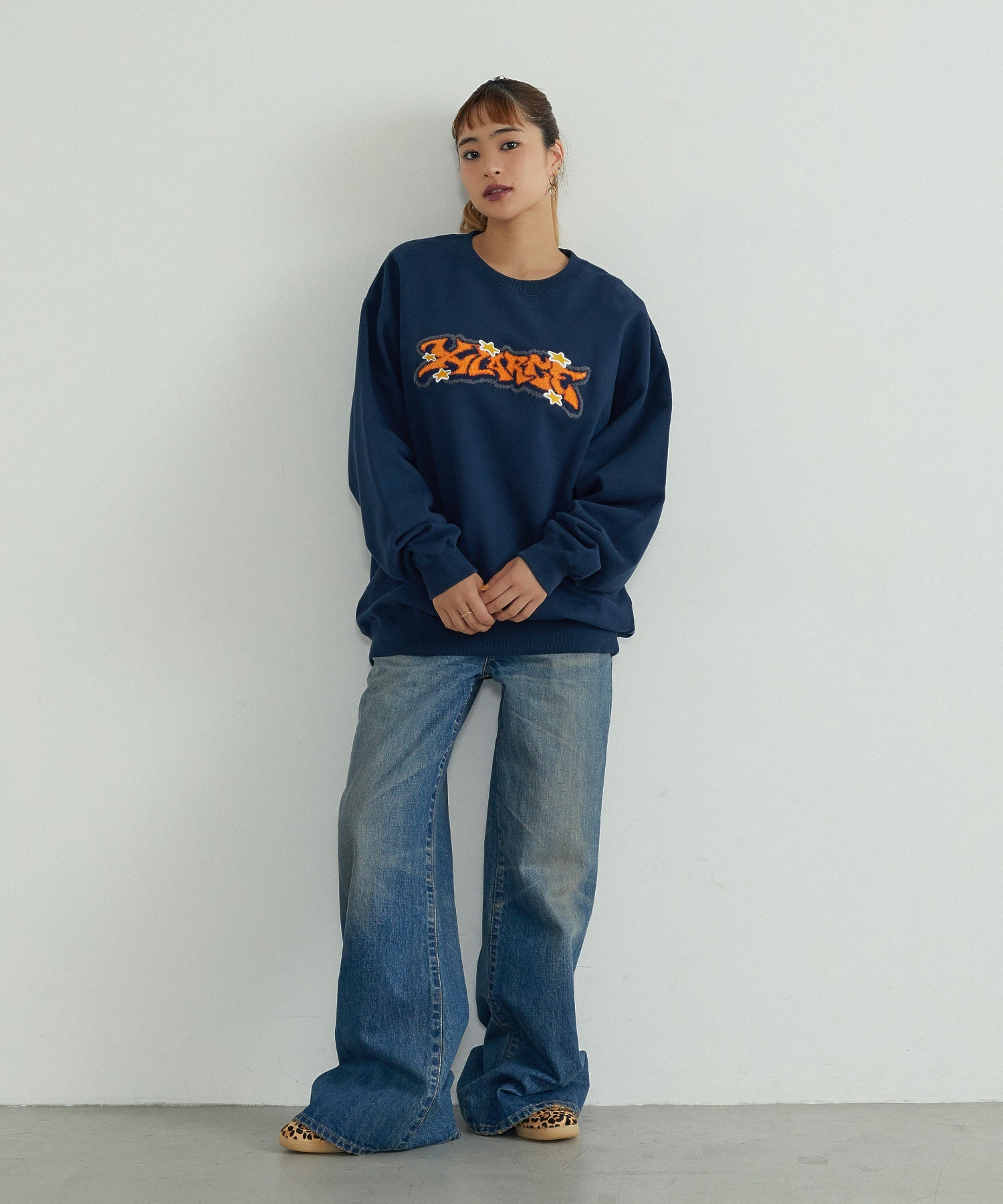 MODEL身長：165cm / 着用サイズ：Lサイズ