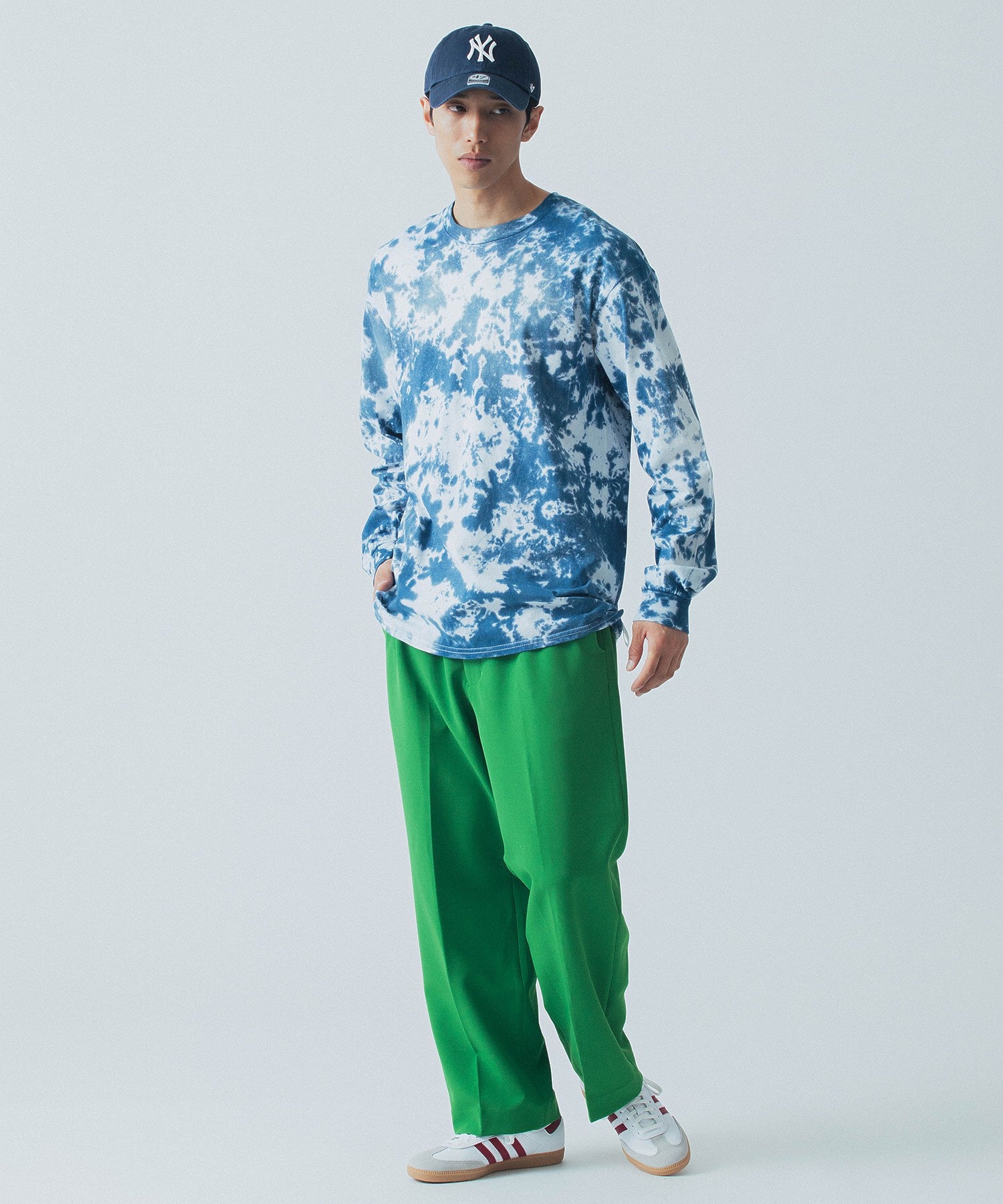 BAL/バル/LOGO TIE DYE LS TEE/BAL-2104