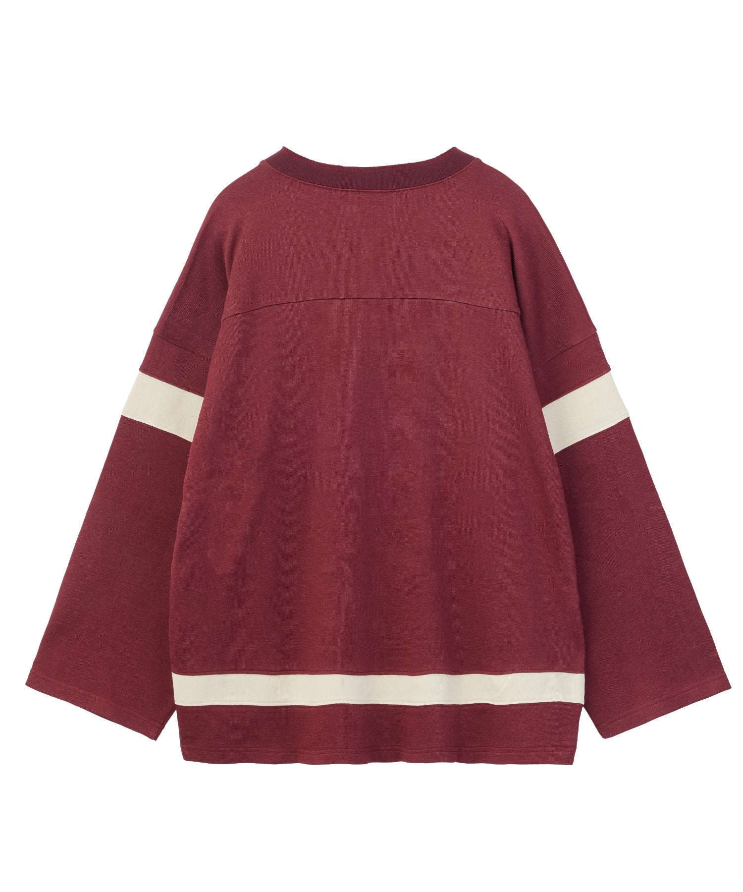LACED UP FOOTBALL L/S TOP