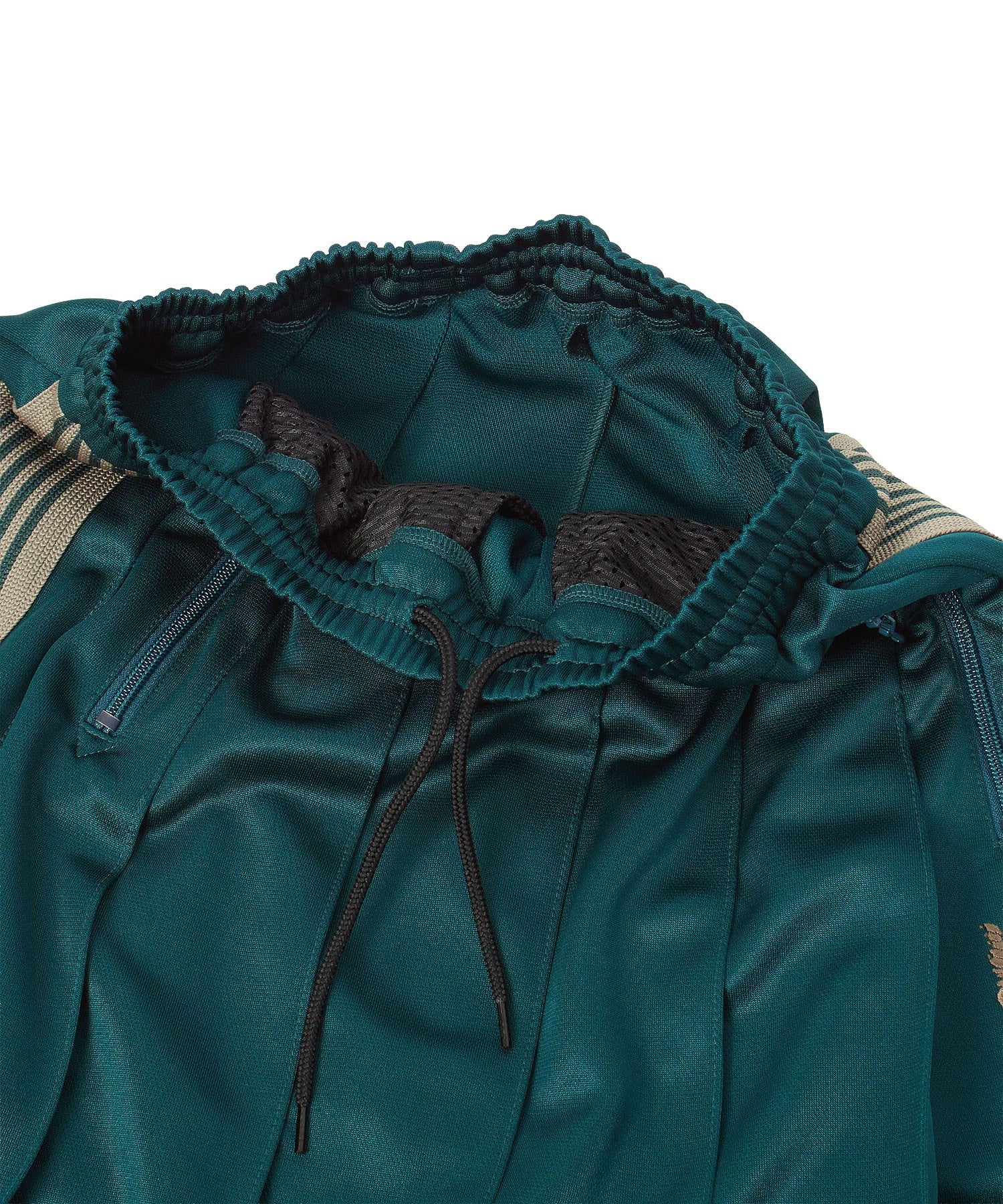 NEEDLES/PLEATED TRACK SKIRT POLY SMOOTH