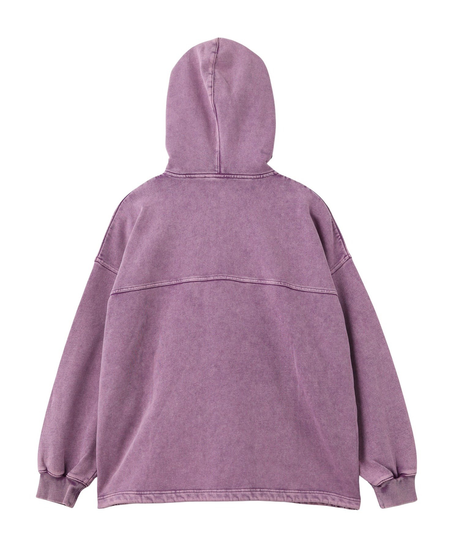 FADED FACE LABEL ANORAK SWEAT HOODIE