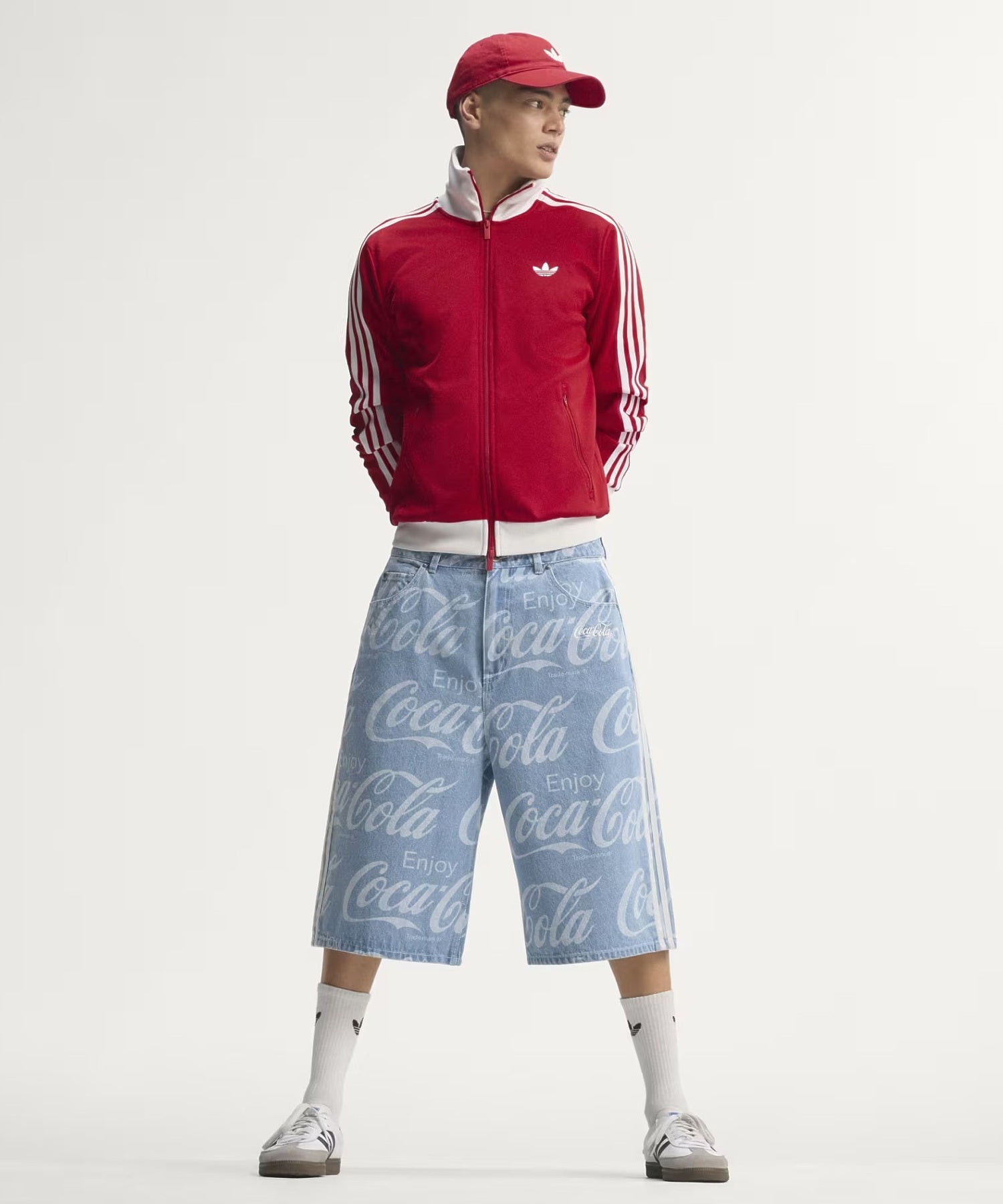 ADIDAS/アディダス/COCA COLA CLASSIC SPORT DENIM SHORT KY2112