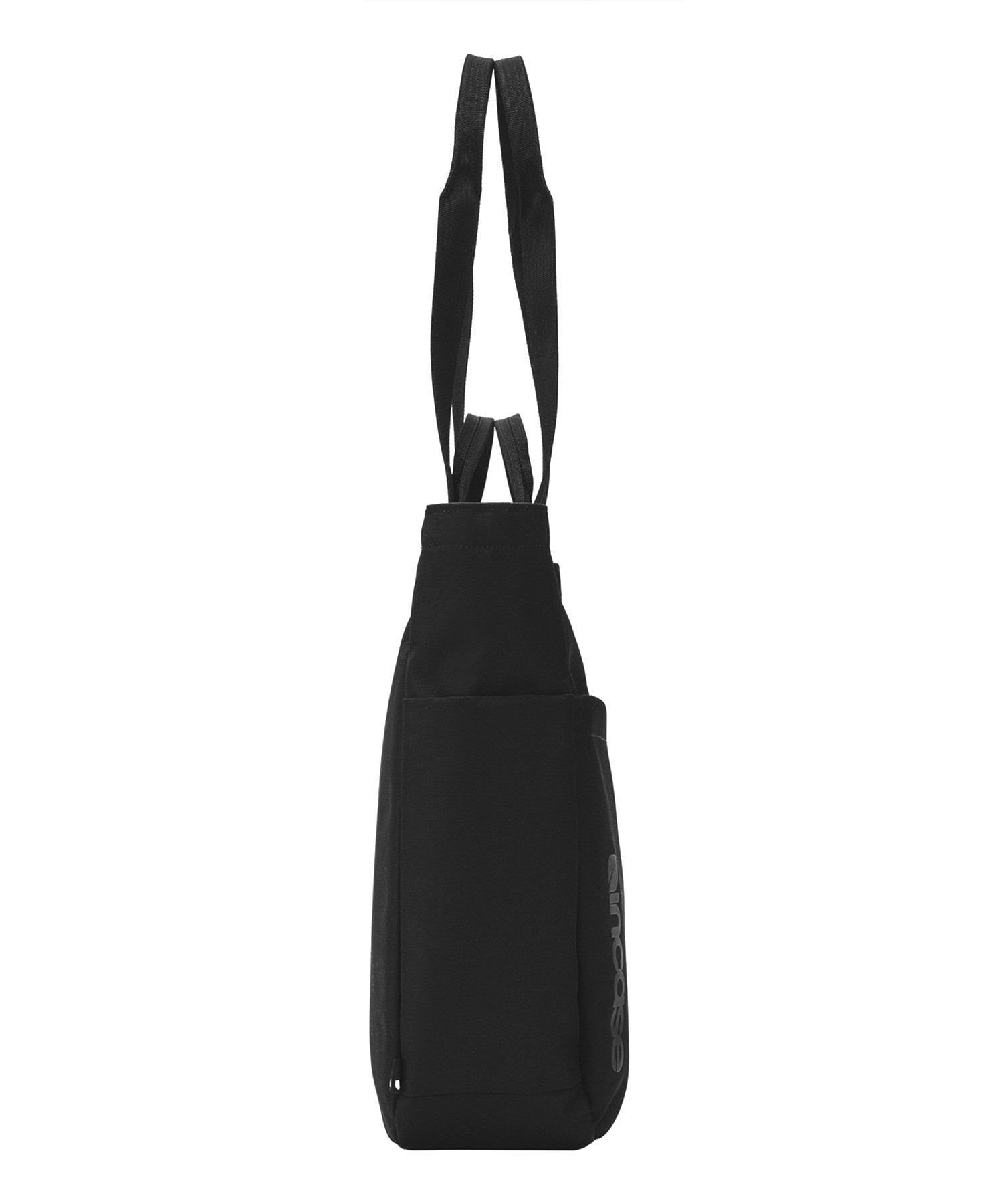 Grid 2-Way Tote Bag - Black