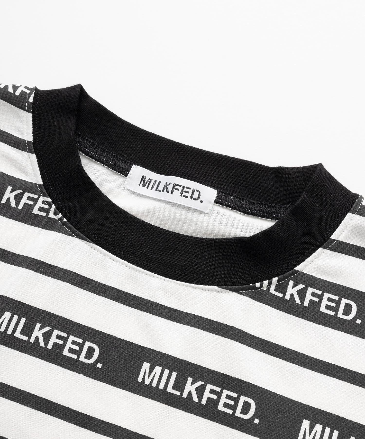 LOGO STRIPE L/S TOP MILKFED.