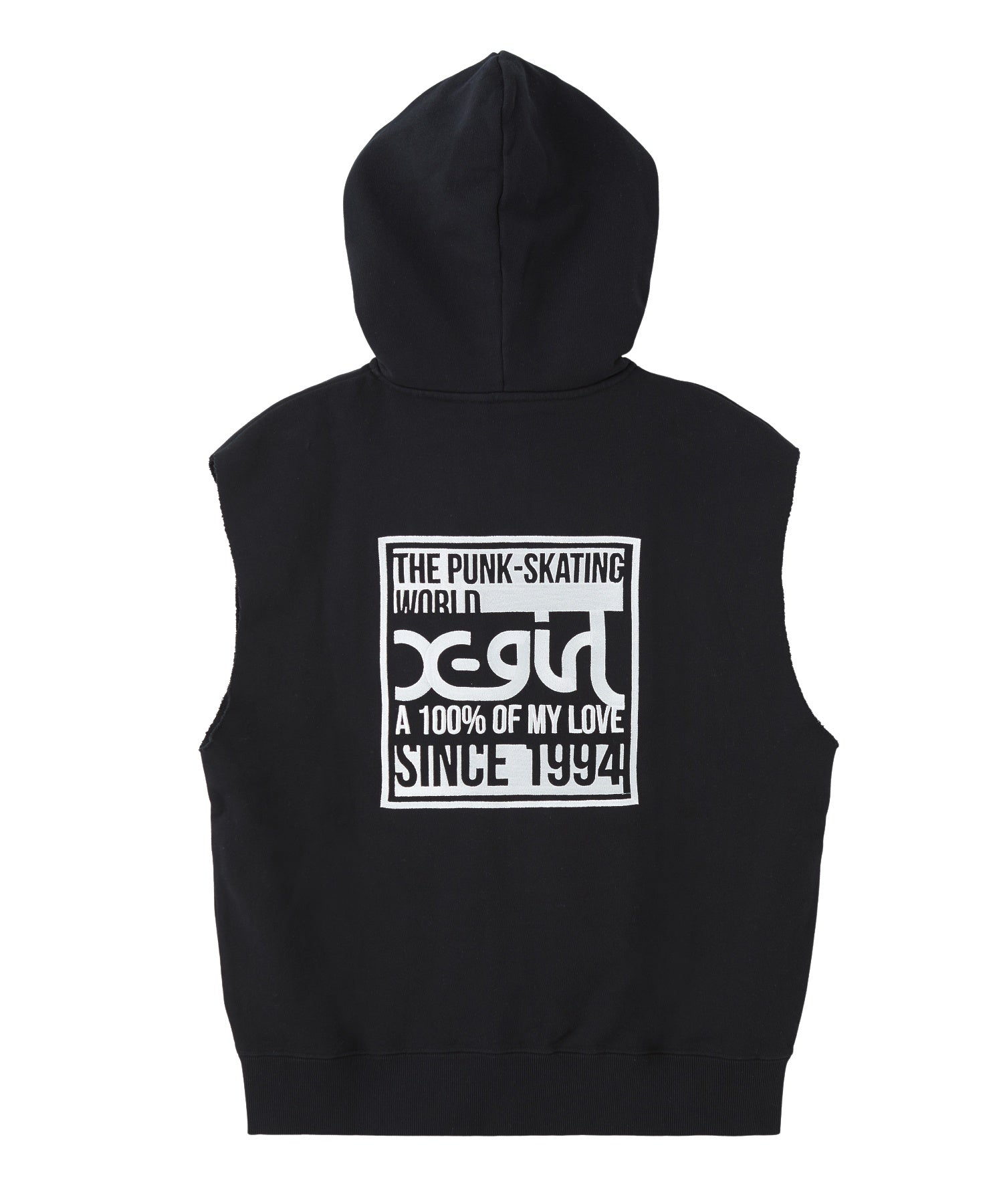 SIGNBOARD LOGO ZIP UP SWEAT VEST