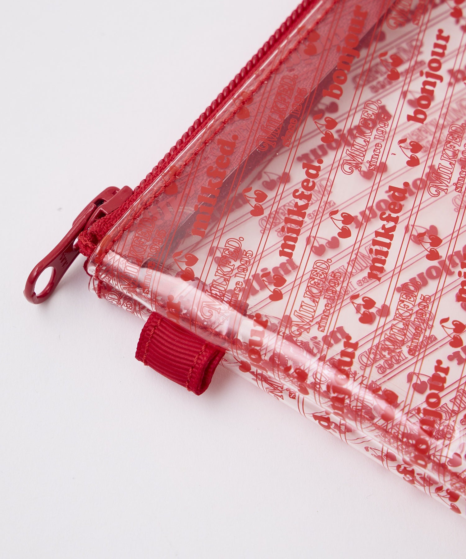 CHERRIES PRINT PVC POUCH