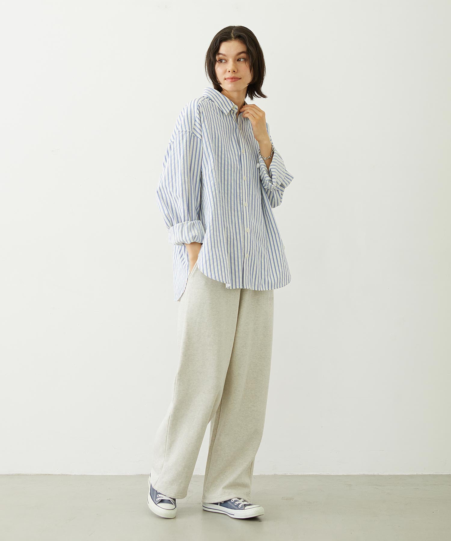 2WAY OVERSIZED SHIRT