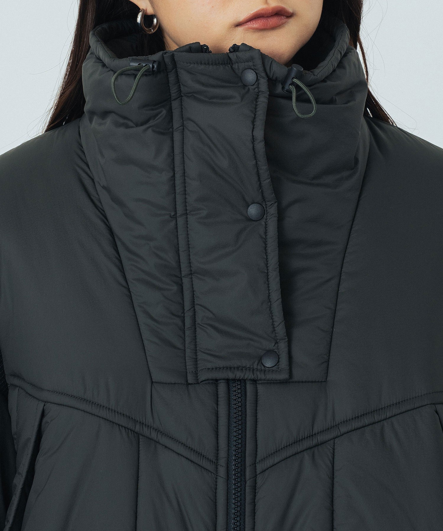 STAND COLLAR PADDED JACKET