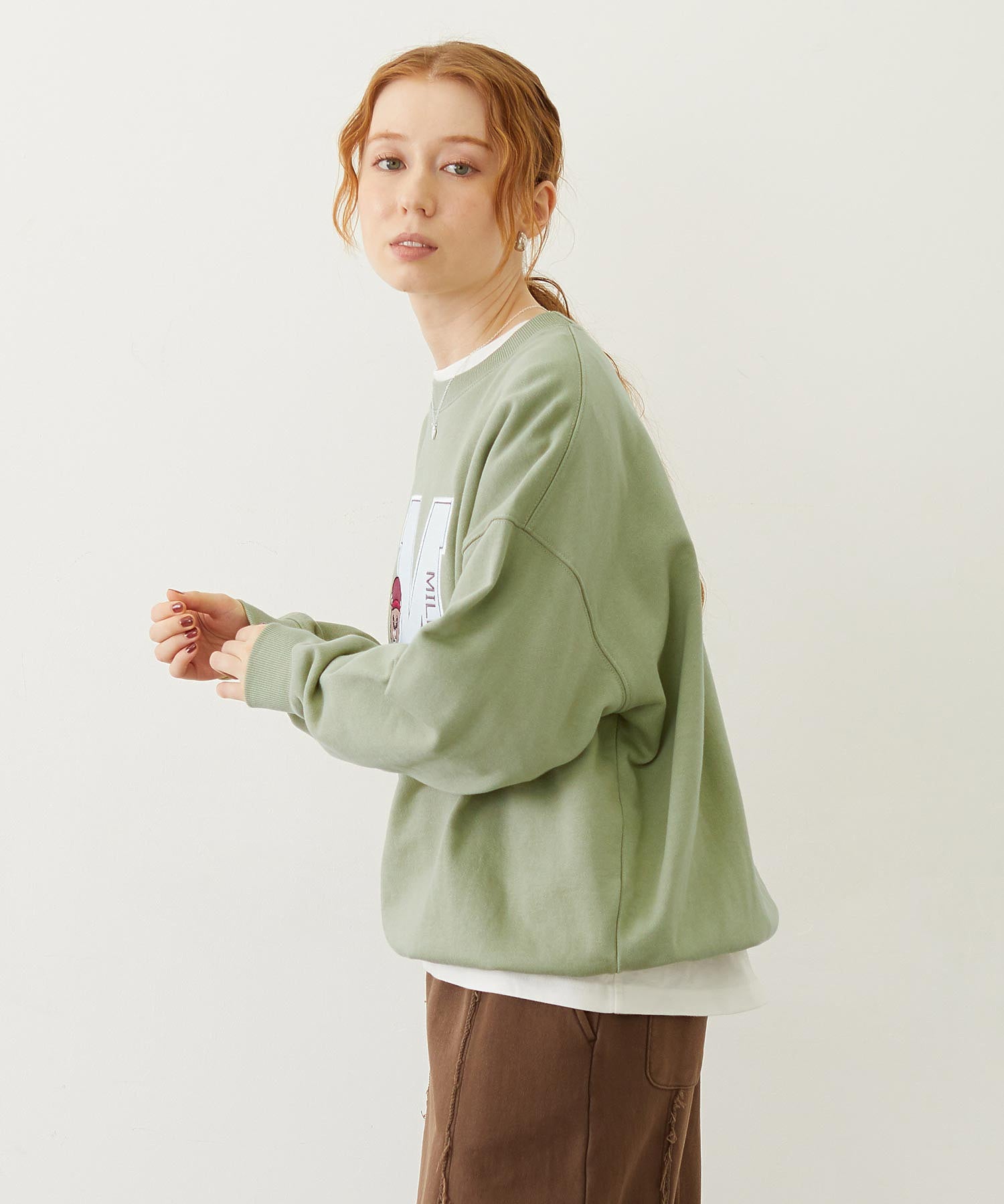 M.FEDDY EMBLEM SWEAT TOP