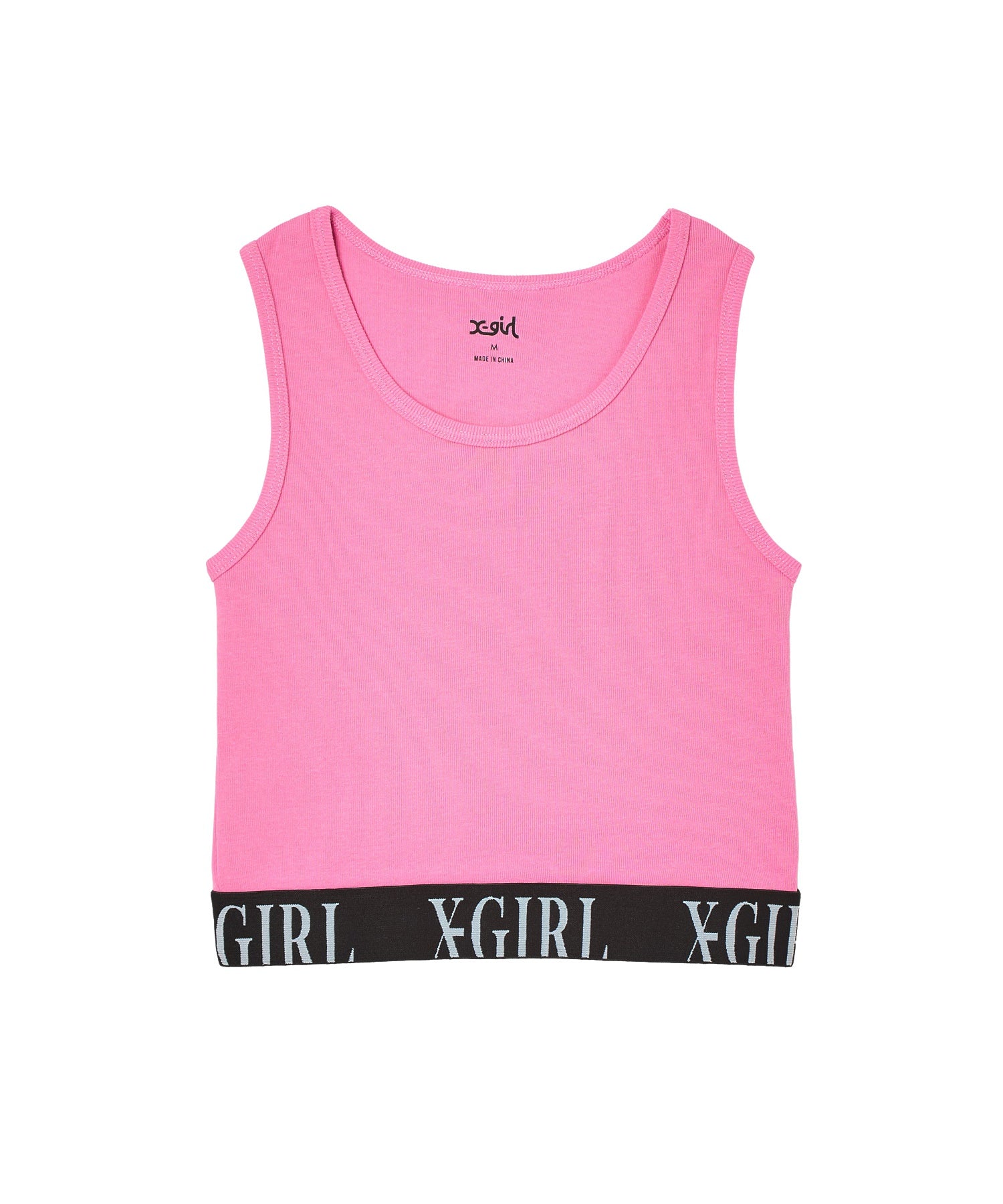 LOGO JACQUARD HEM TANK TOP