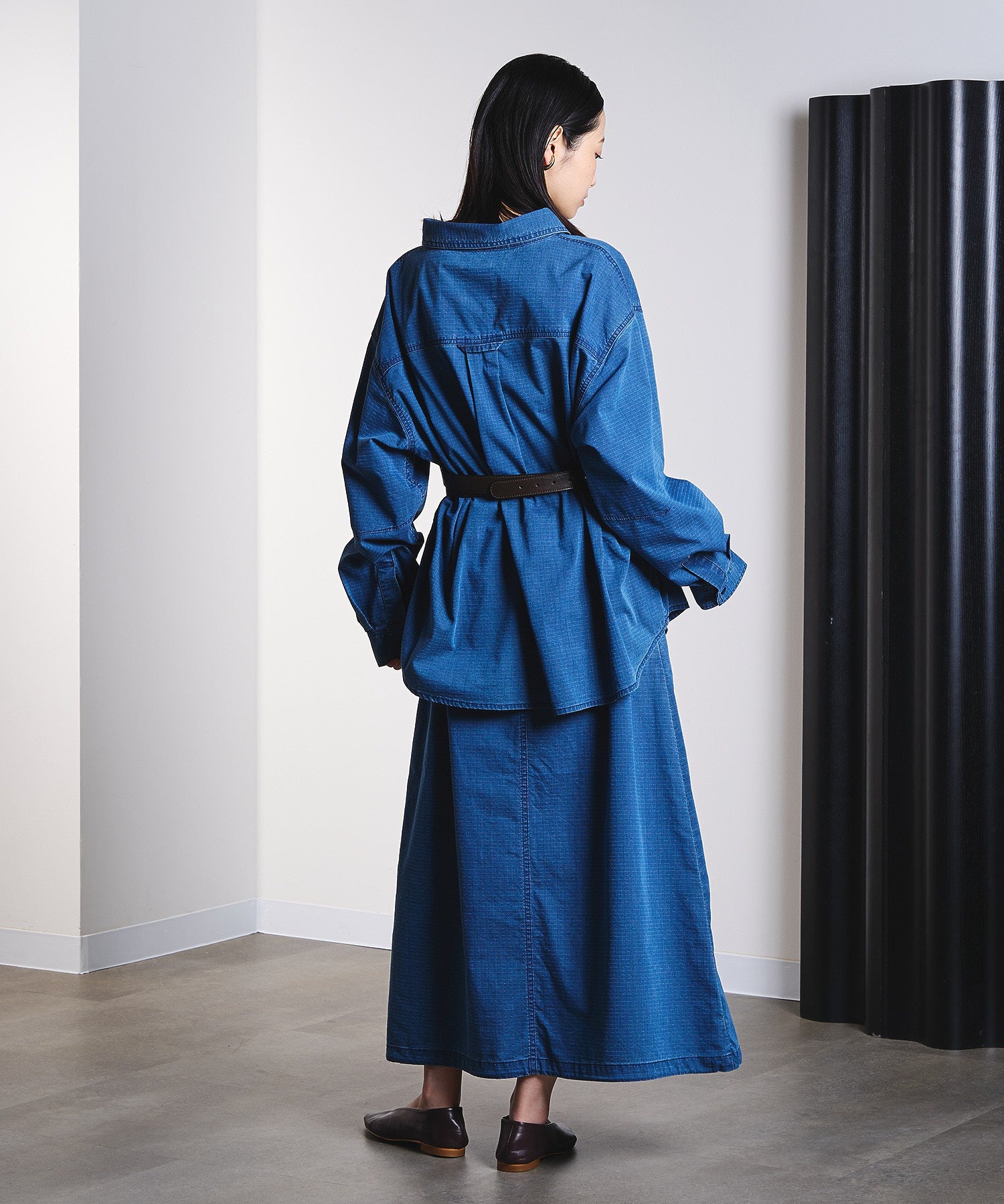 GENE HEAVENS/RIP STOP CARGO POCKET SKIRT