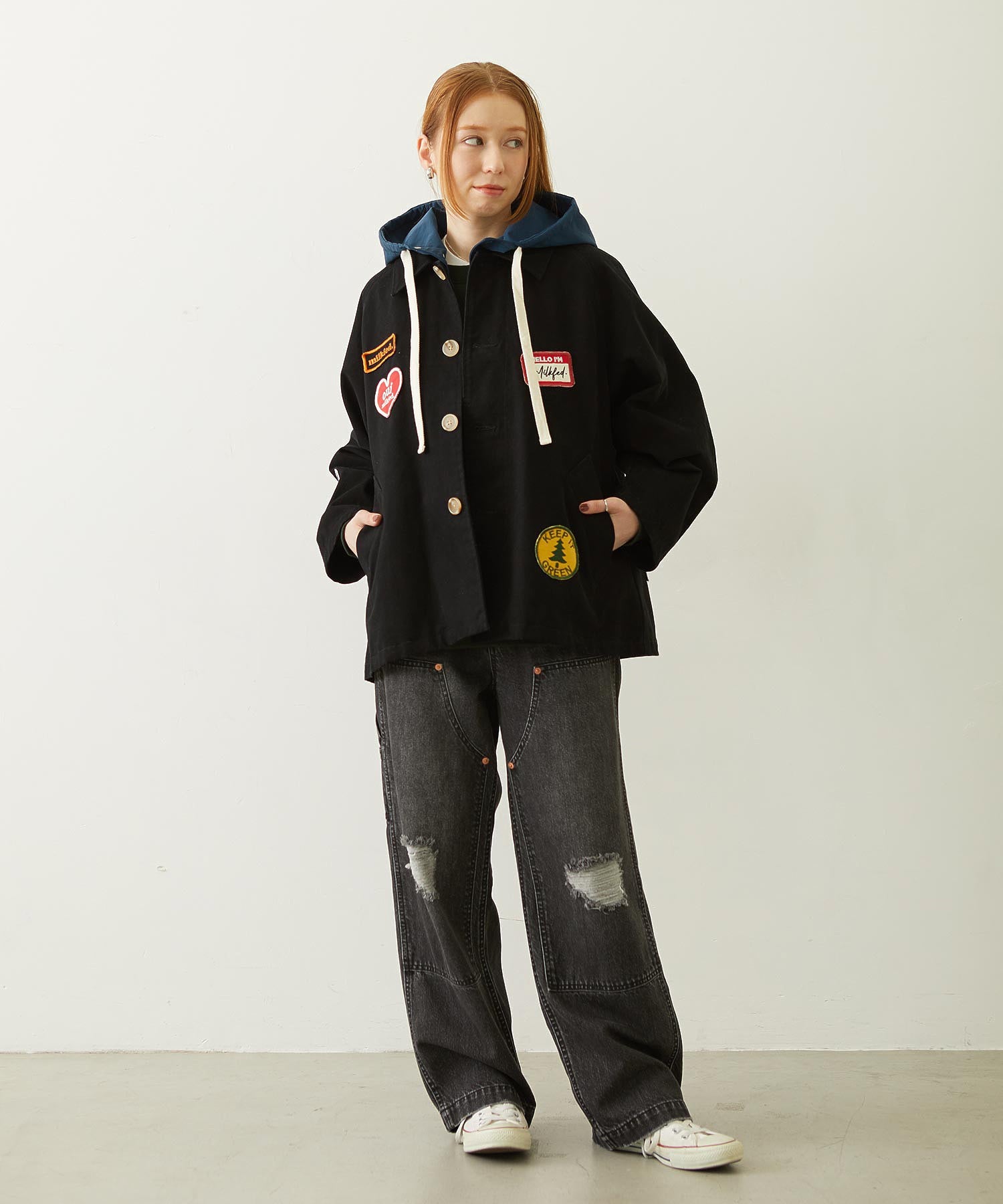 PATCH HOODED JACKET