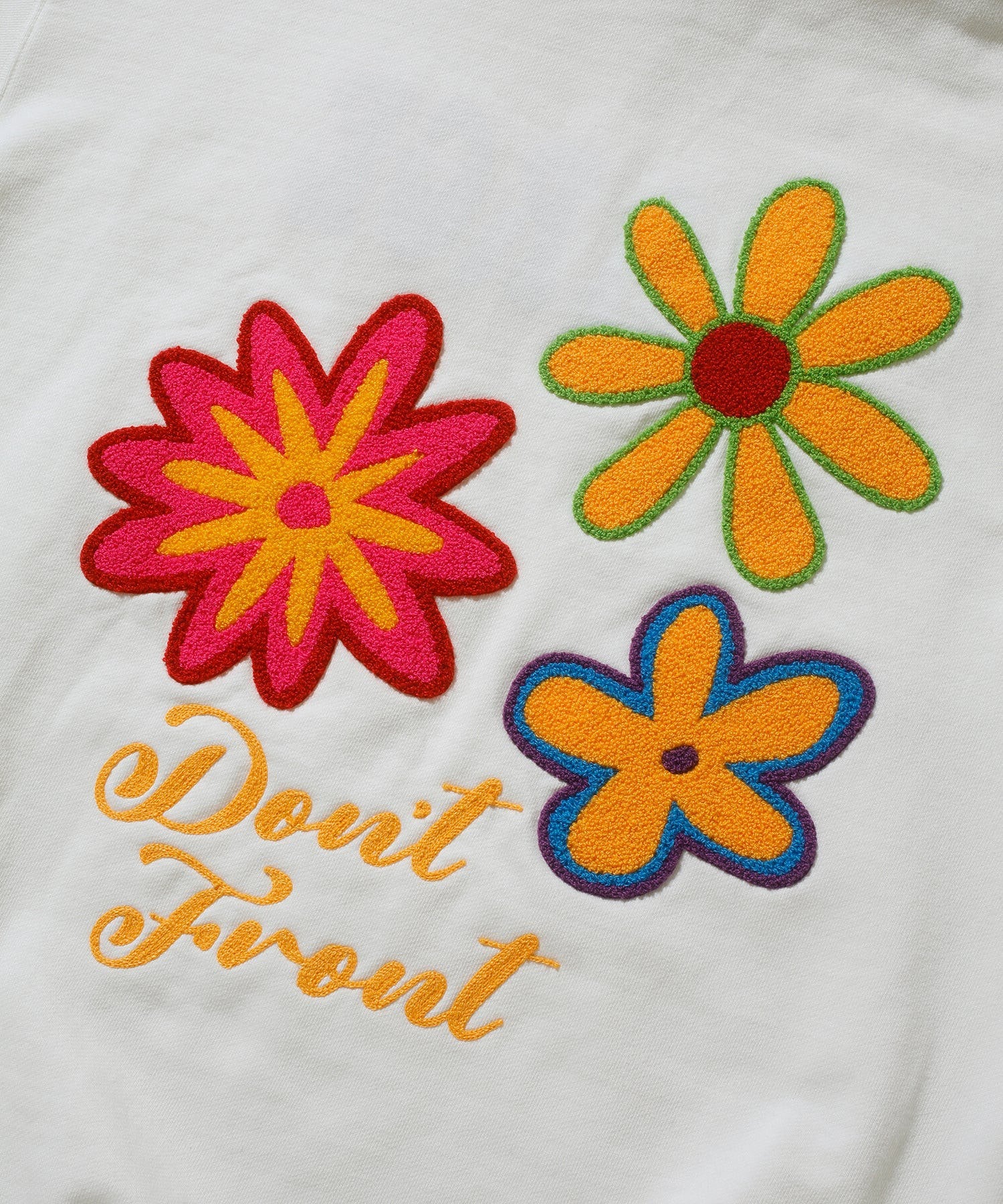 FLOWER PULLOVER HOODED SWEAT XLARGE