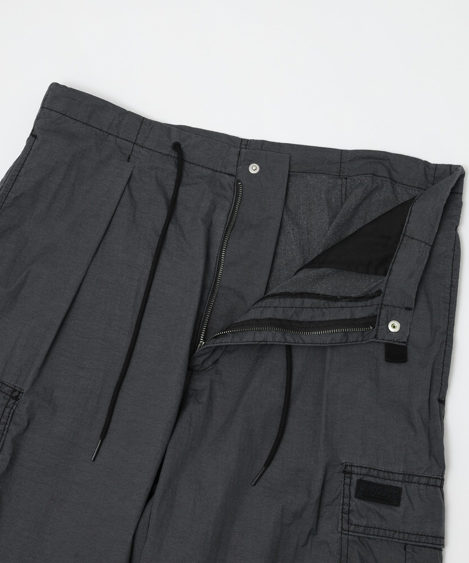 WILDTHINGS/ワイルドシングス/DOUBLE DYED NYLON CARGO SHORTS WT26011AD