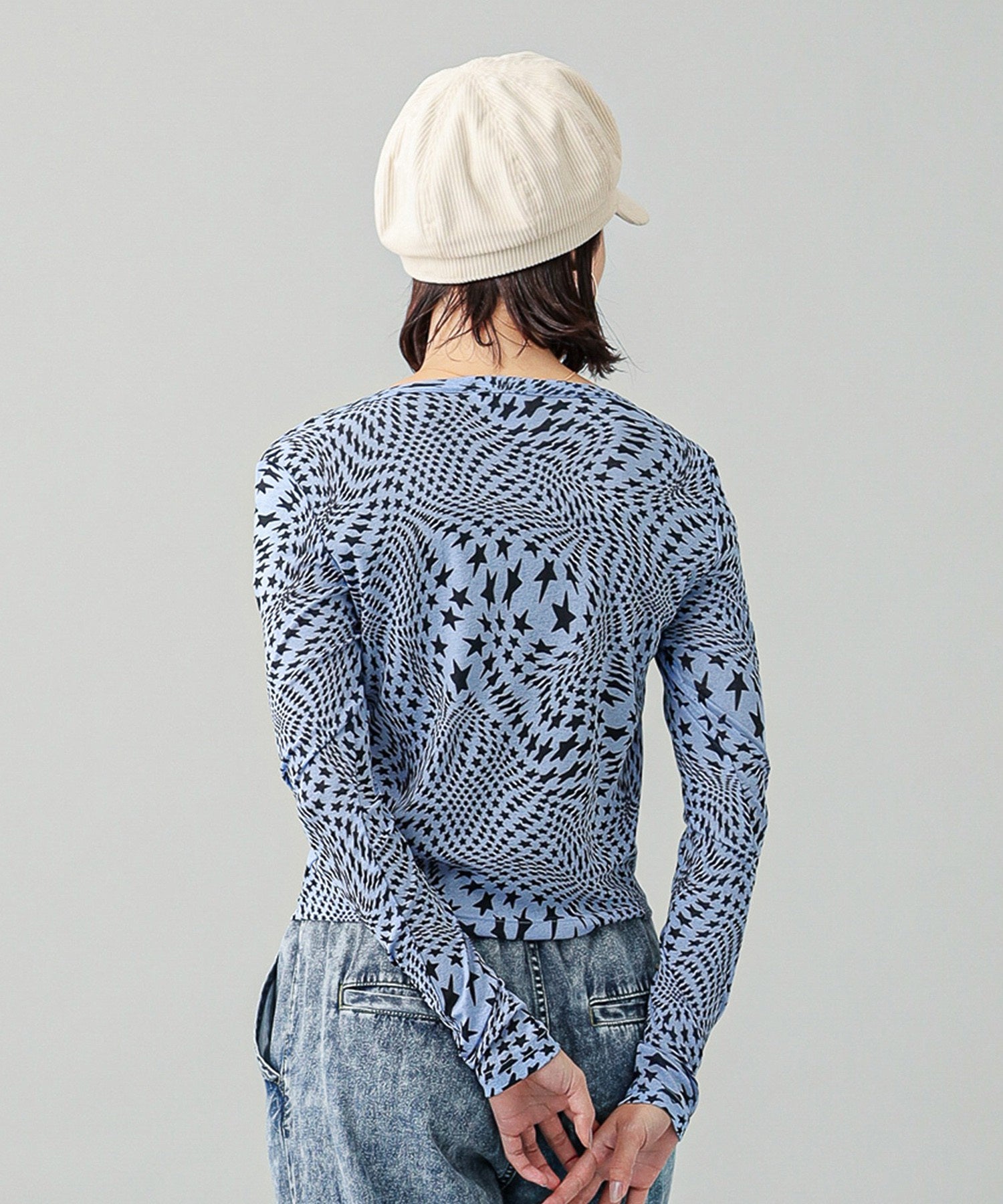 DISTORTED STARS COMAPCT CARDIGAN