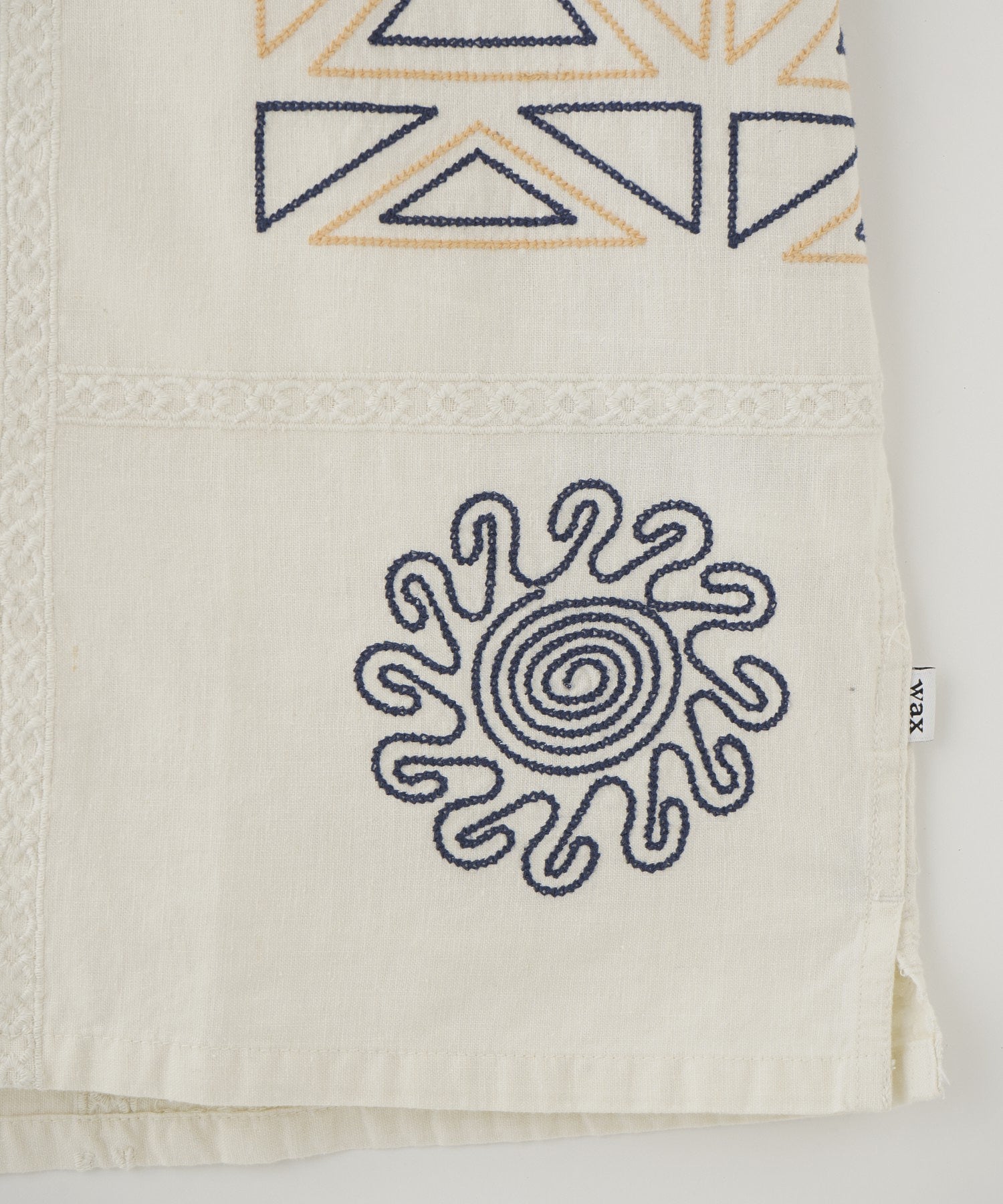 WAX LONDON/ワックスロンドン/DIDCOT DOODLE EMBROIDERY SS25-SSS-DID-BRX-ECM