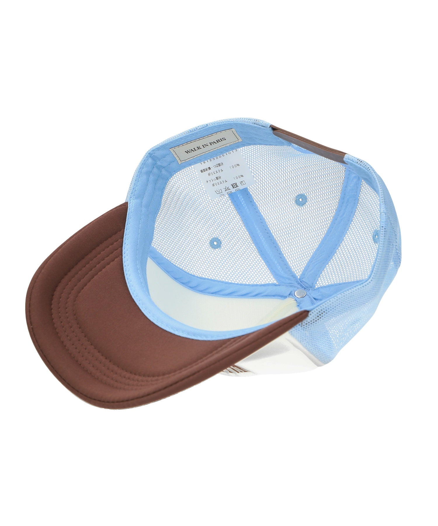 WALK IN PARIS/ウォーキンパリス/trucker cap 25SS The mahogany trucker cap