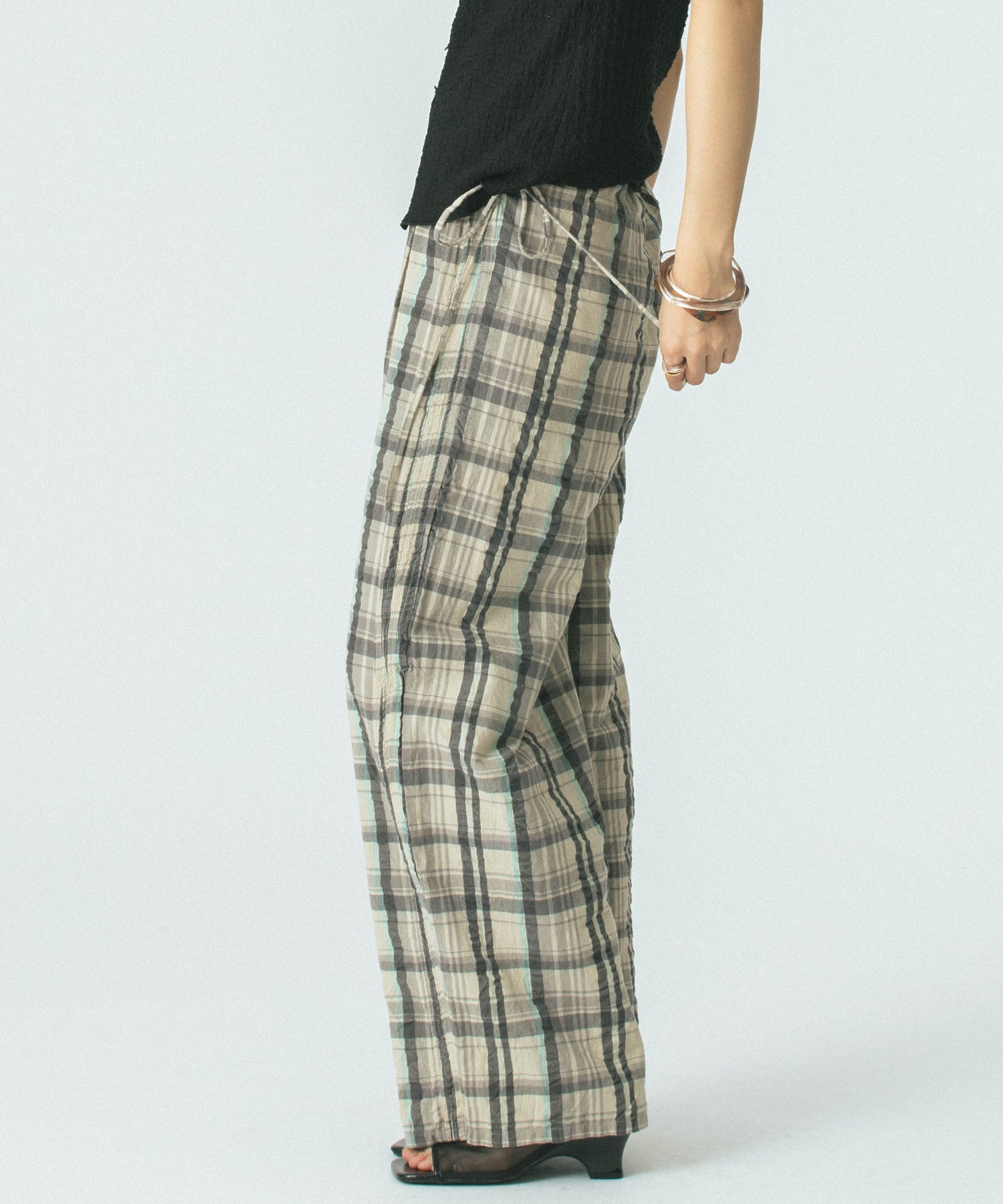 CHECK SUCKER EASY PANTS