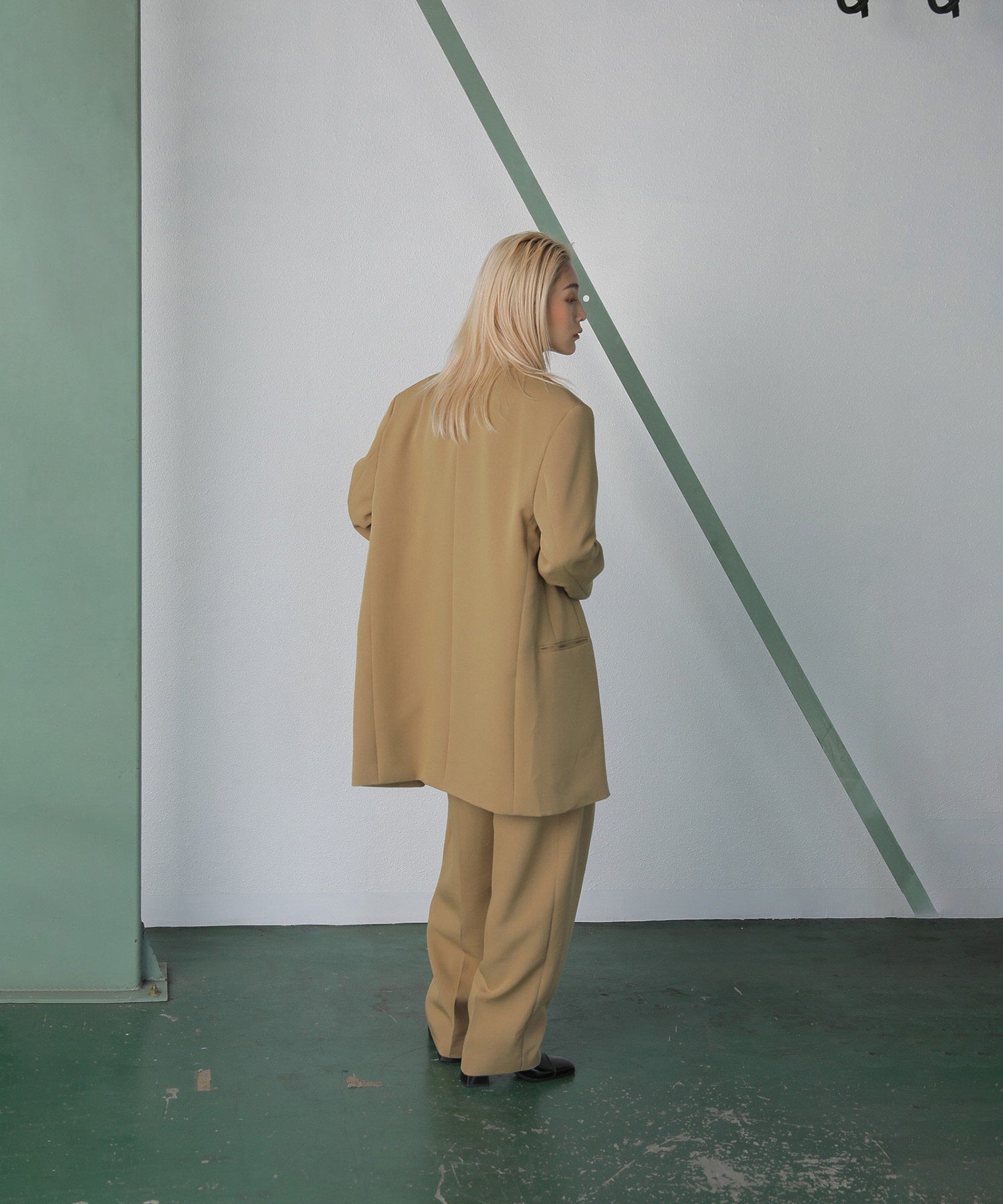 mici/ダブルブレストビッグジャケット