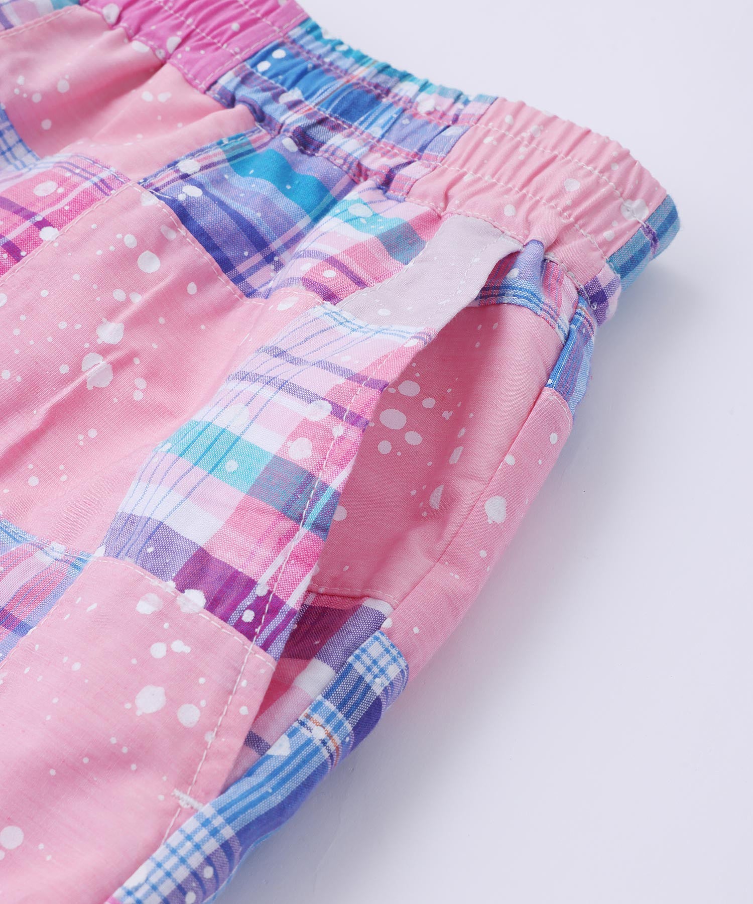 SPLASH PATCHWORK SHORT PANTS SILAS