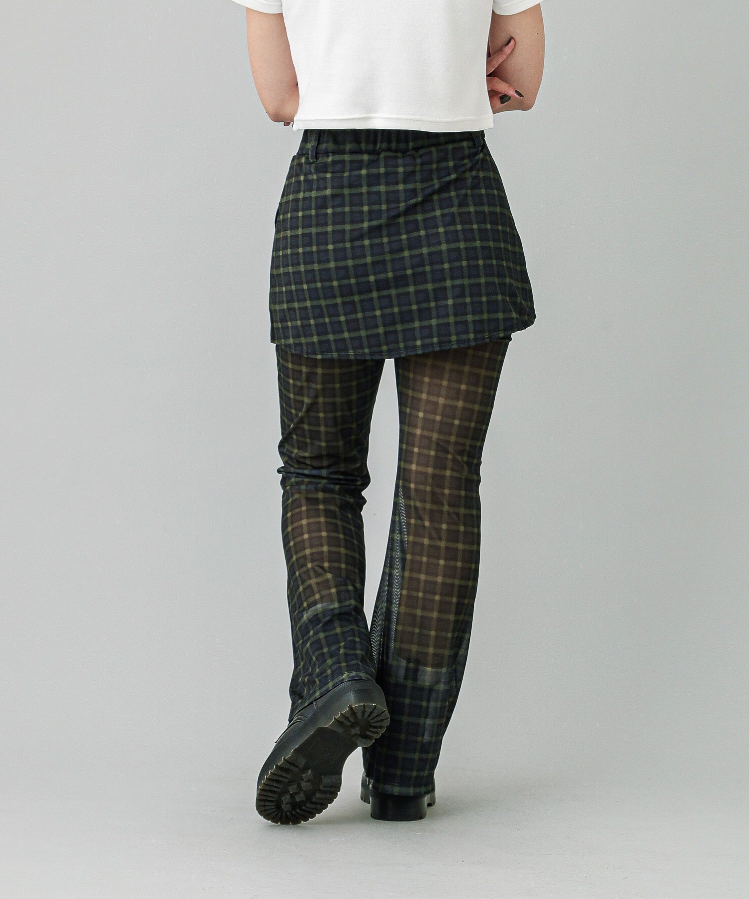LAYERED SHEER PANTS