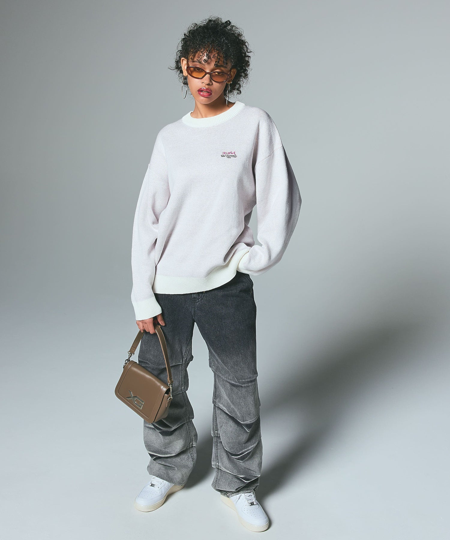 GRADIENT DENIM EASY PANTS