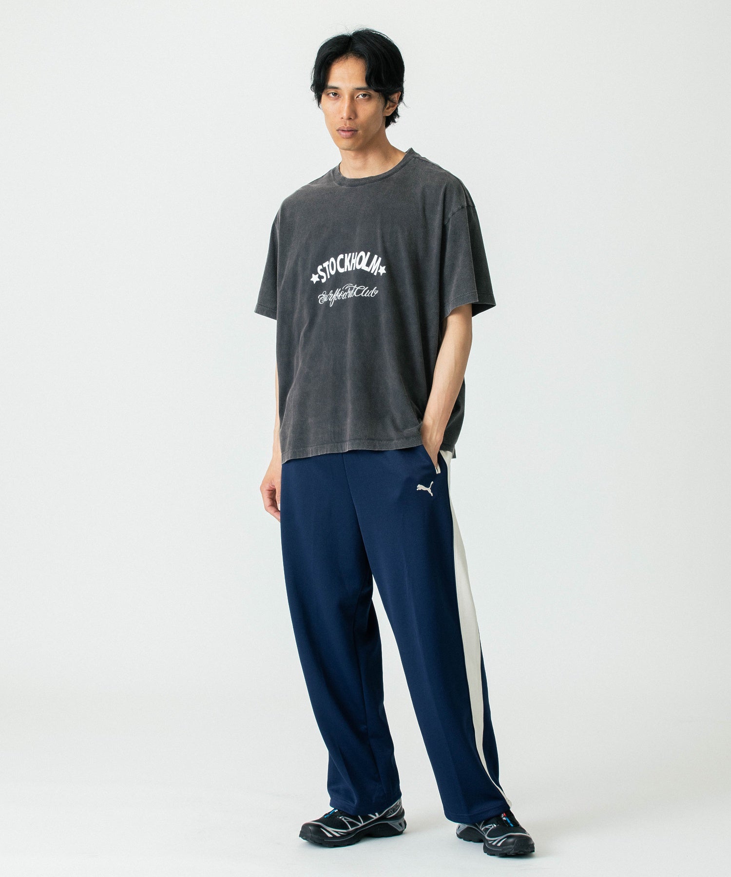 STOCKHOLM SURFBORD CLUB/ストックホルムサーフボードクラブ/Box Tee Sign/U1000175