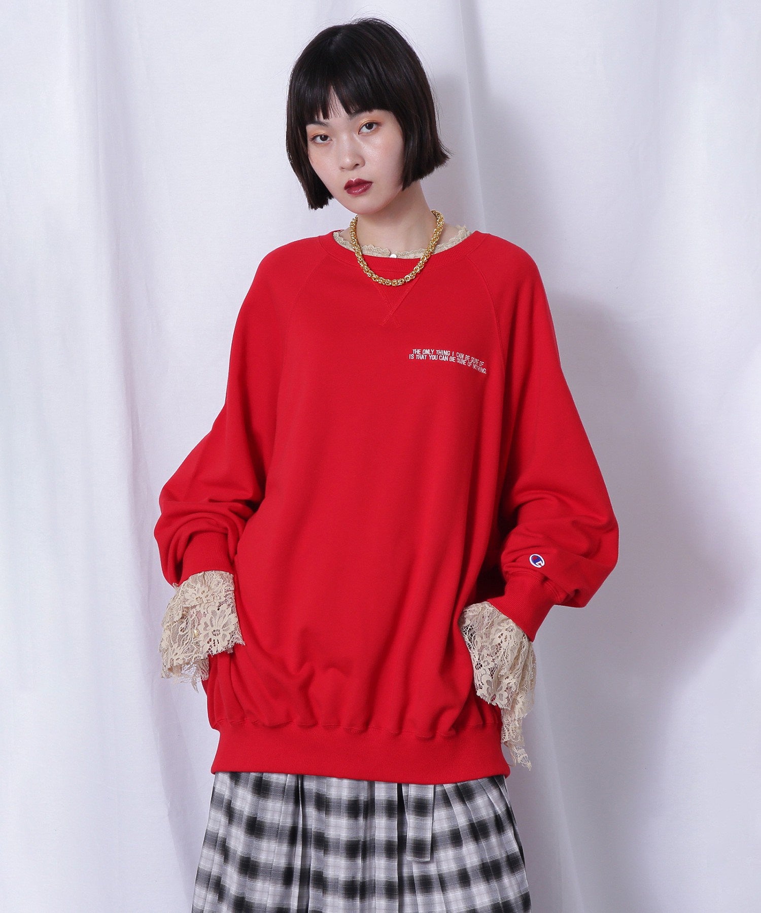 <Champion別注>ビッグスウェット