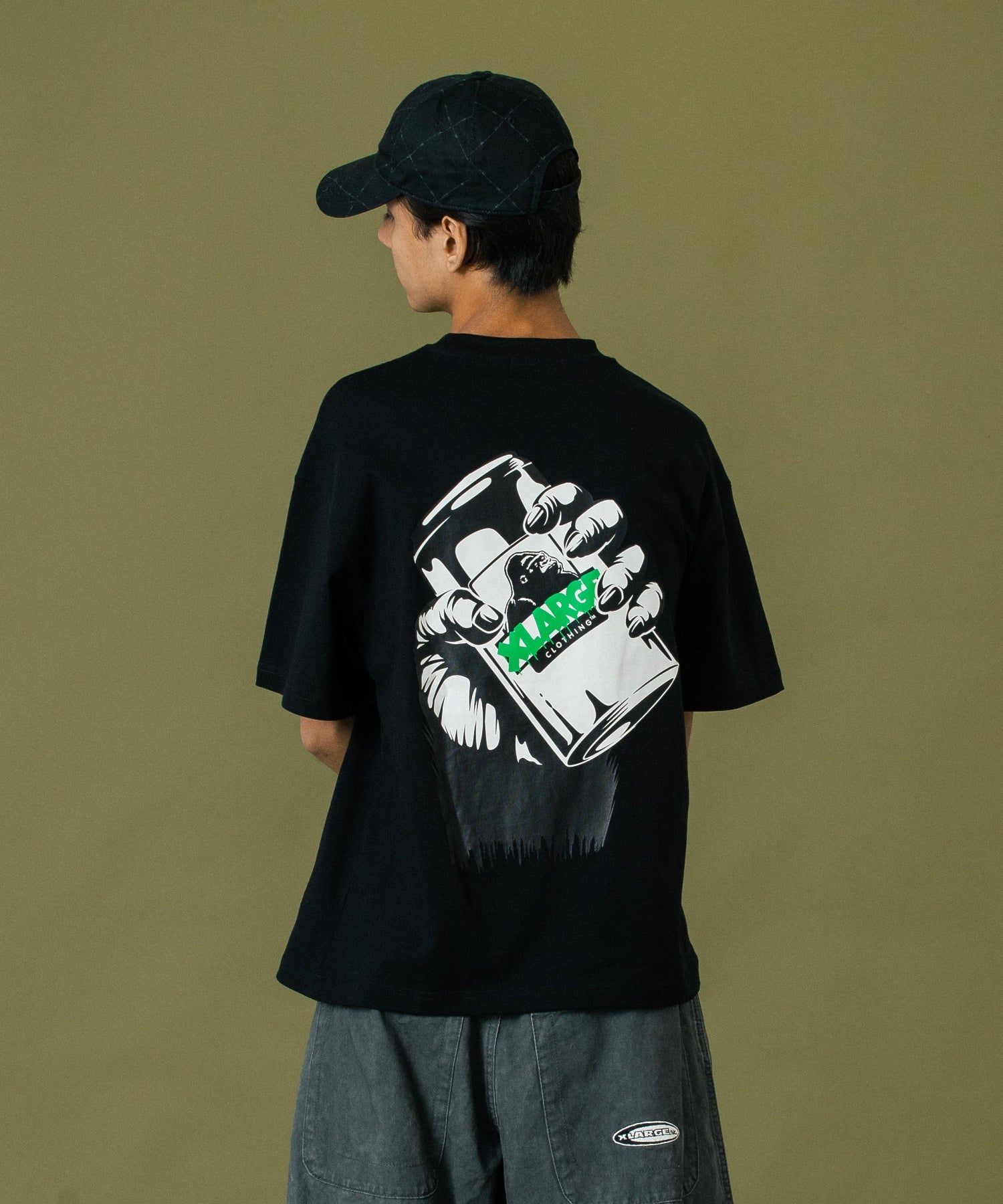 XLARGE×LIXTICK GRAB OG CAN S/S TEE