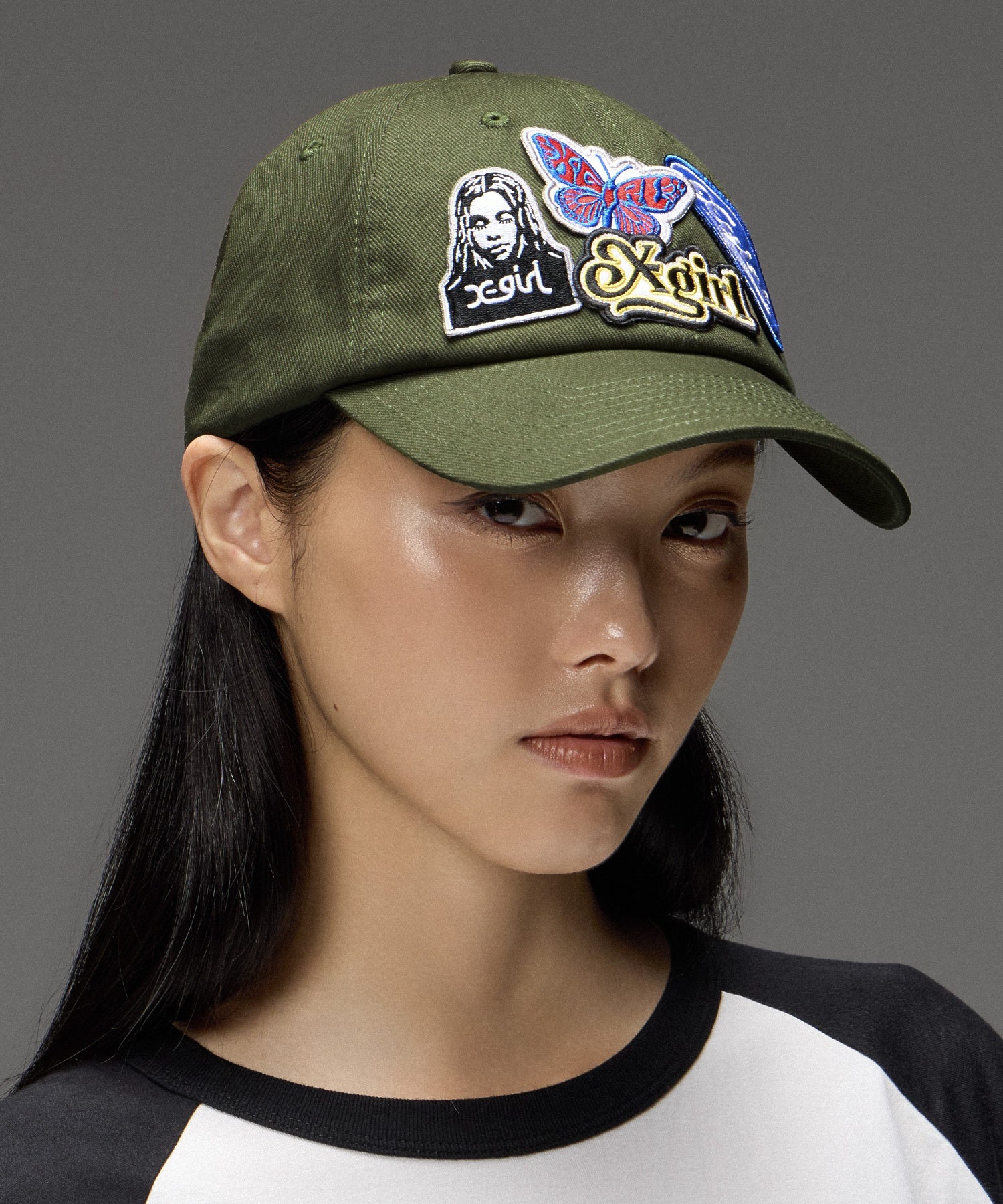 X-girl PATCHES CAP