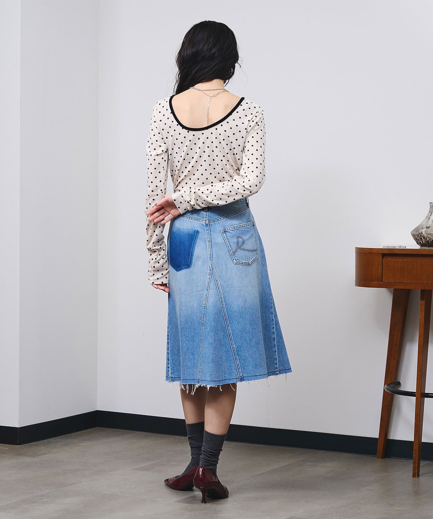 model:161cm 着用サイズ:M