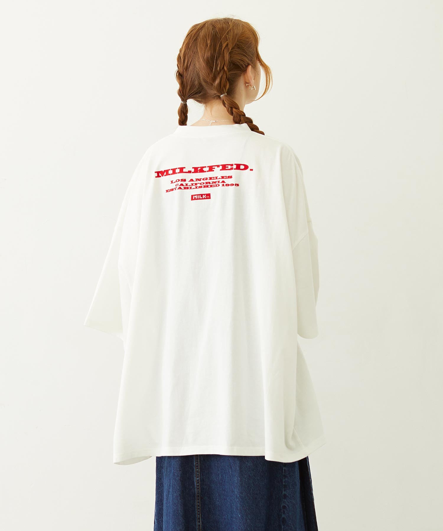 MILKFED. × PEANUTS JOE COOL COMIC BIG S/S TEE