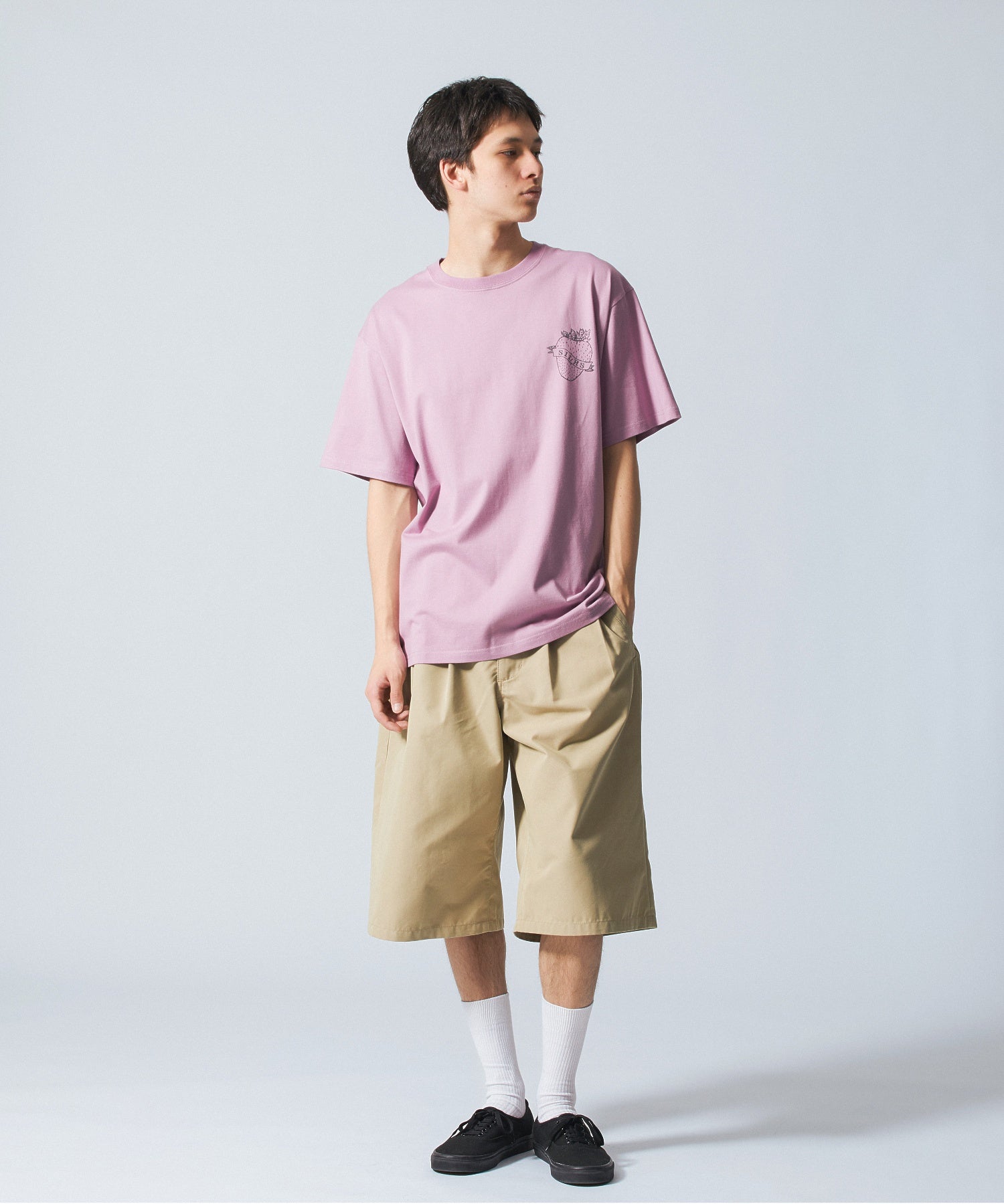 SHORT BAGGY CHINO PANTS