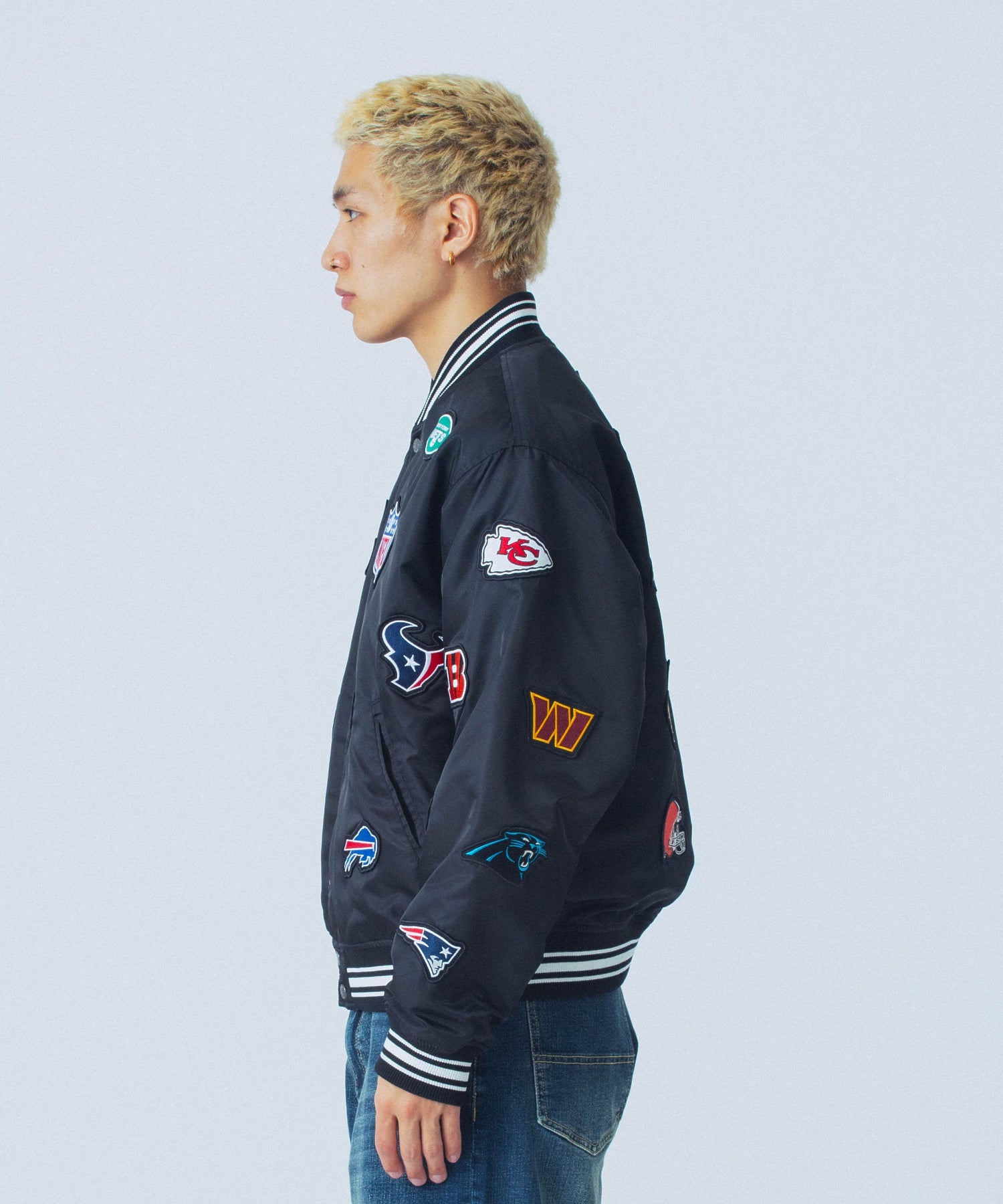 XLARGE×NEW ERA×NFL VARSITY JACKET